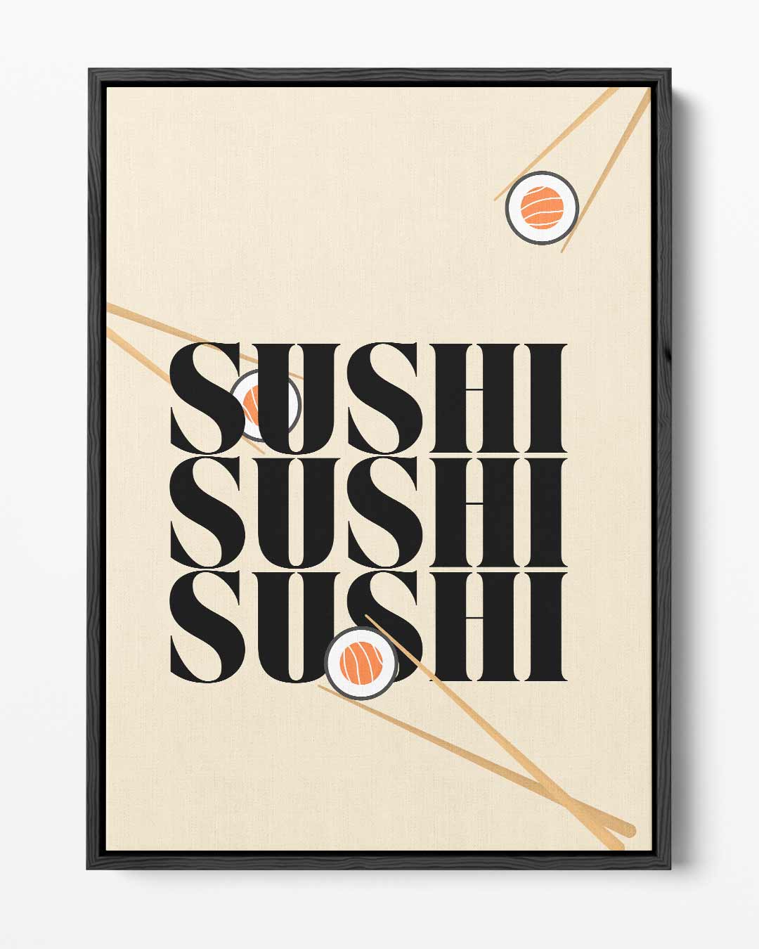Sushi Liefde Poster Kunstwerk-canvas-dibond-plexiglas-wanddecoratie-WallArtistic