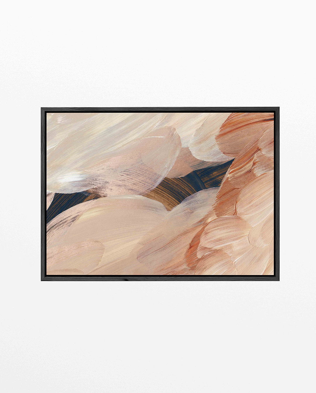 Organische borstelstreken Kunstwerk