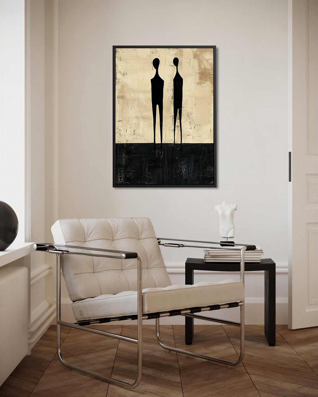 Figuratieve silhouetten Kunstwerk