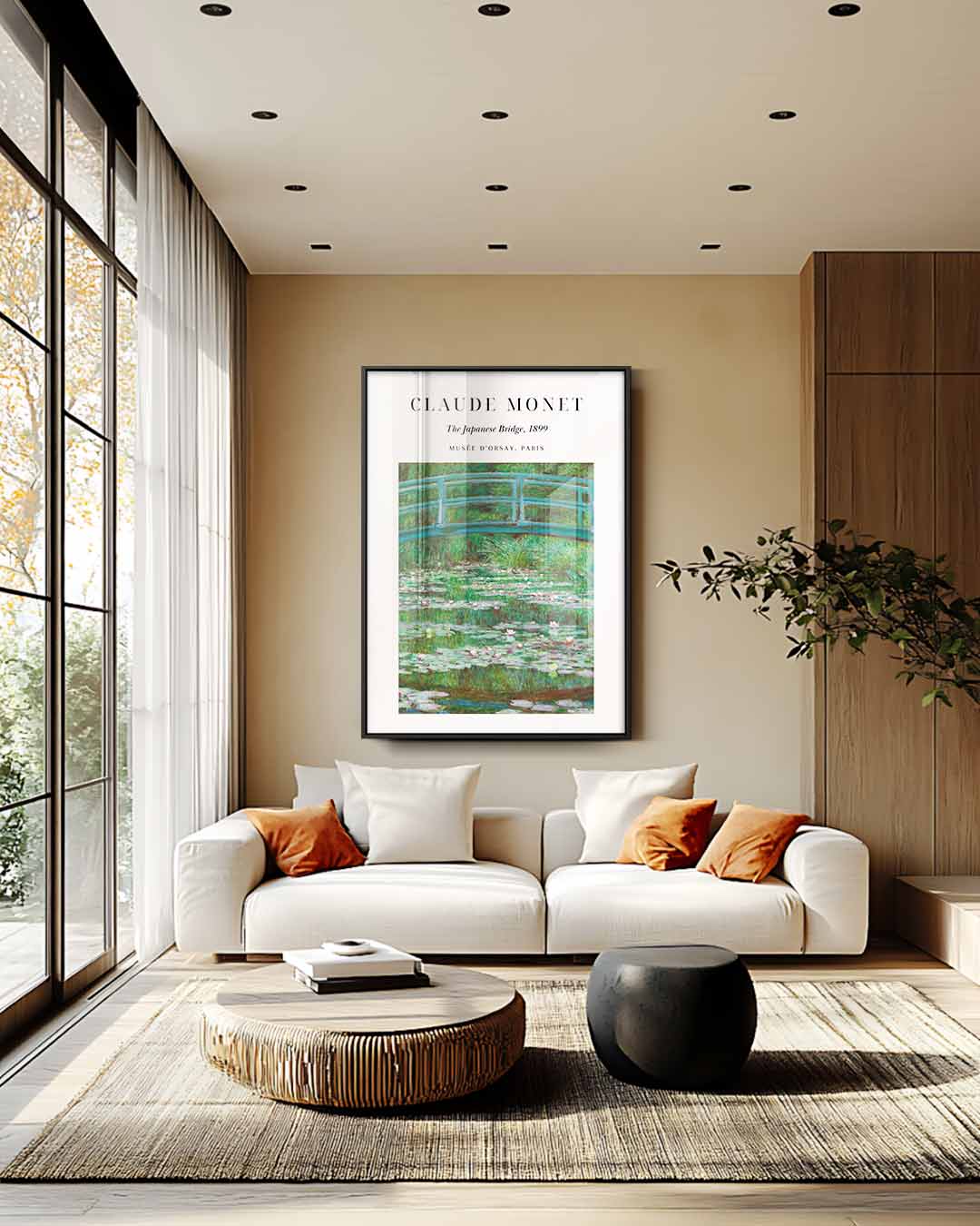 De Japanse Brug Kunstwerk-canvas-dibond-plexiglas-wanddecoratie-WallArtistic