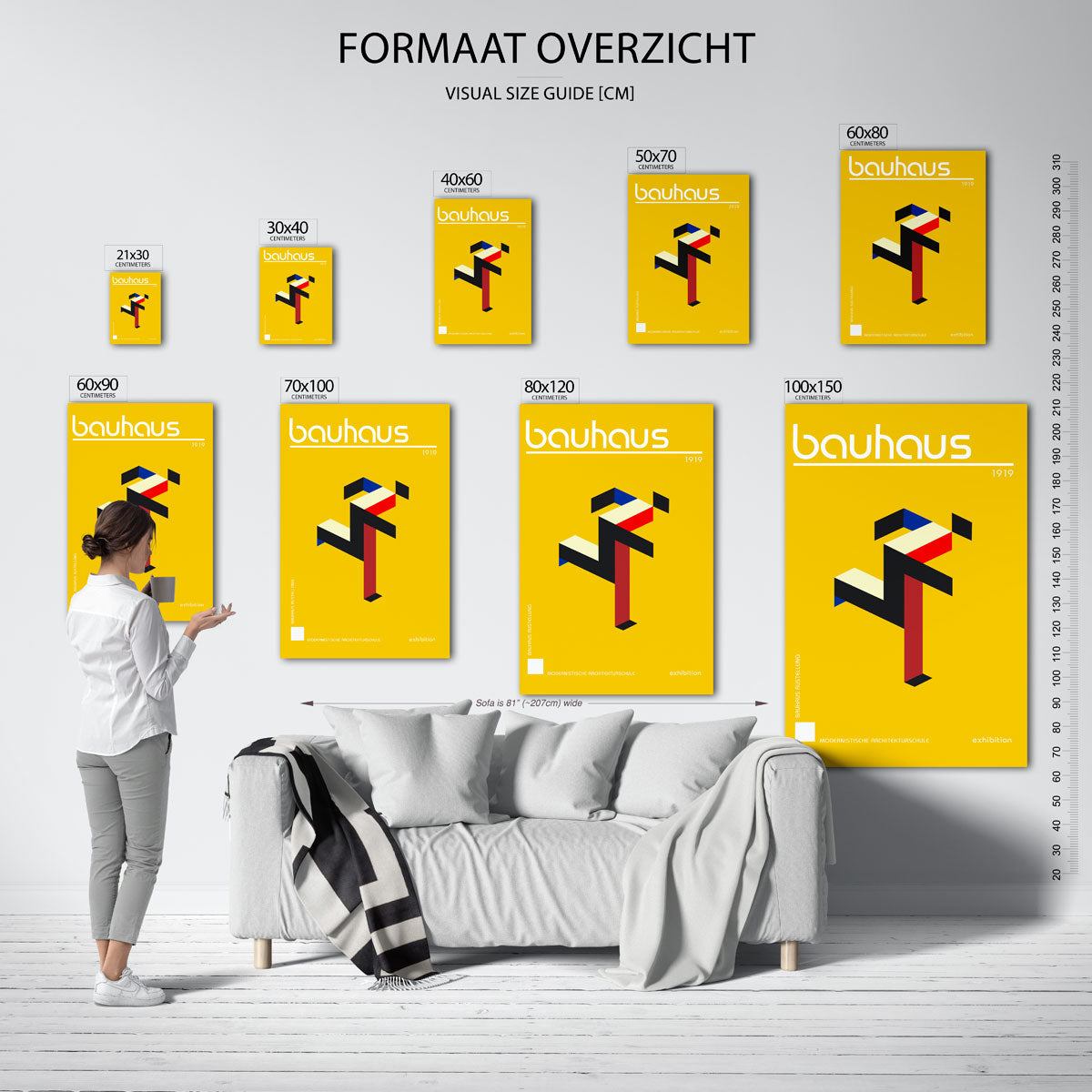 Vorm en kleur Poster
