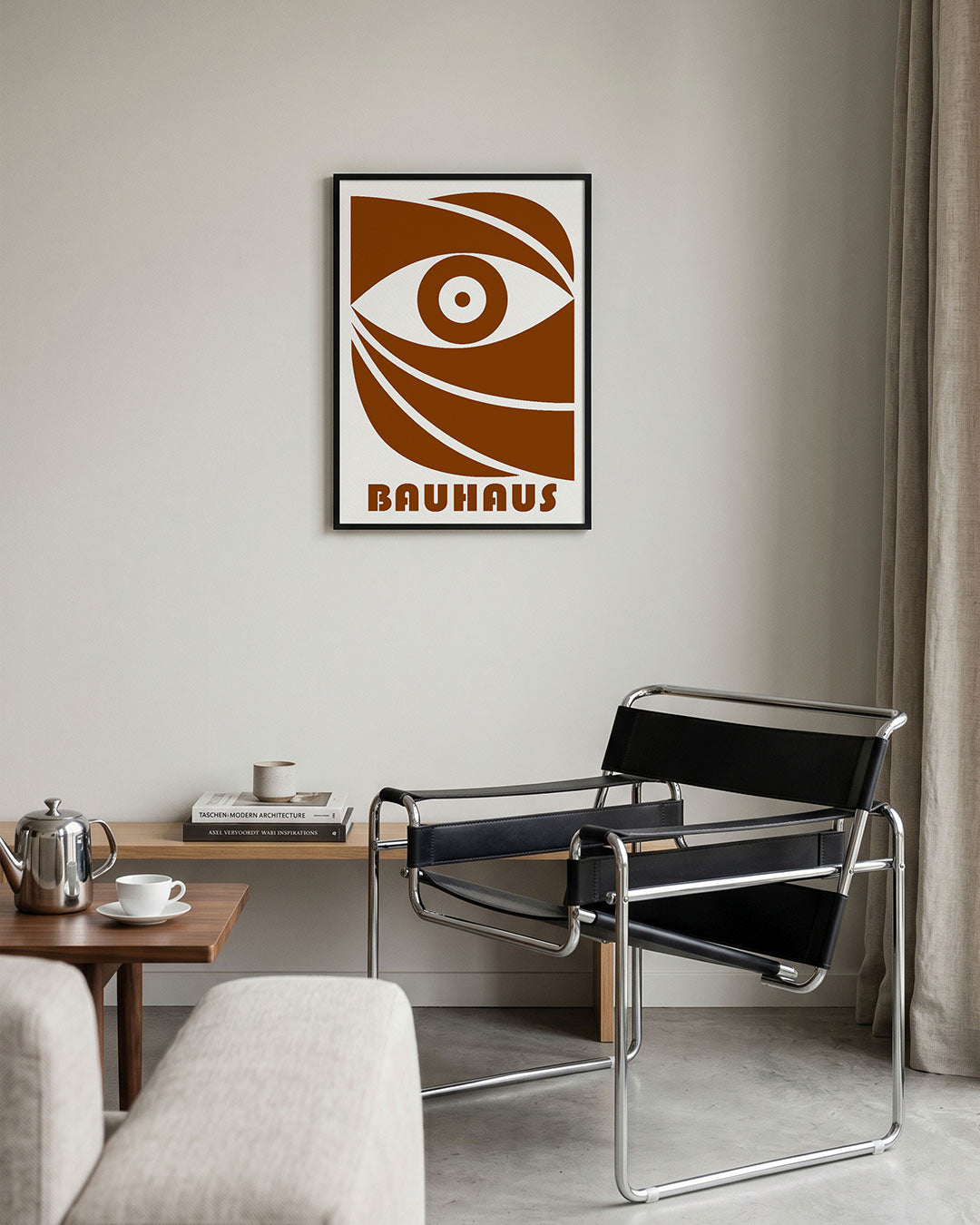 Oog en lijnen Poster