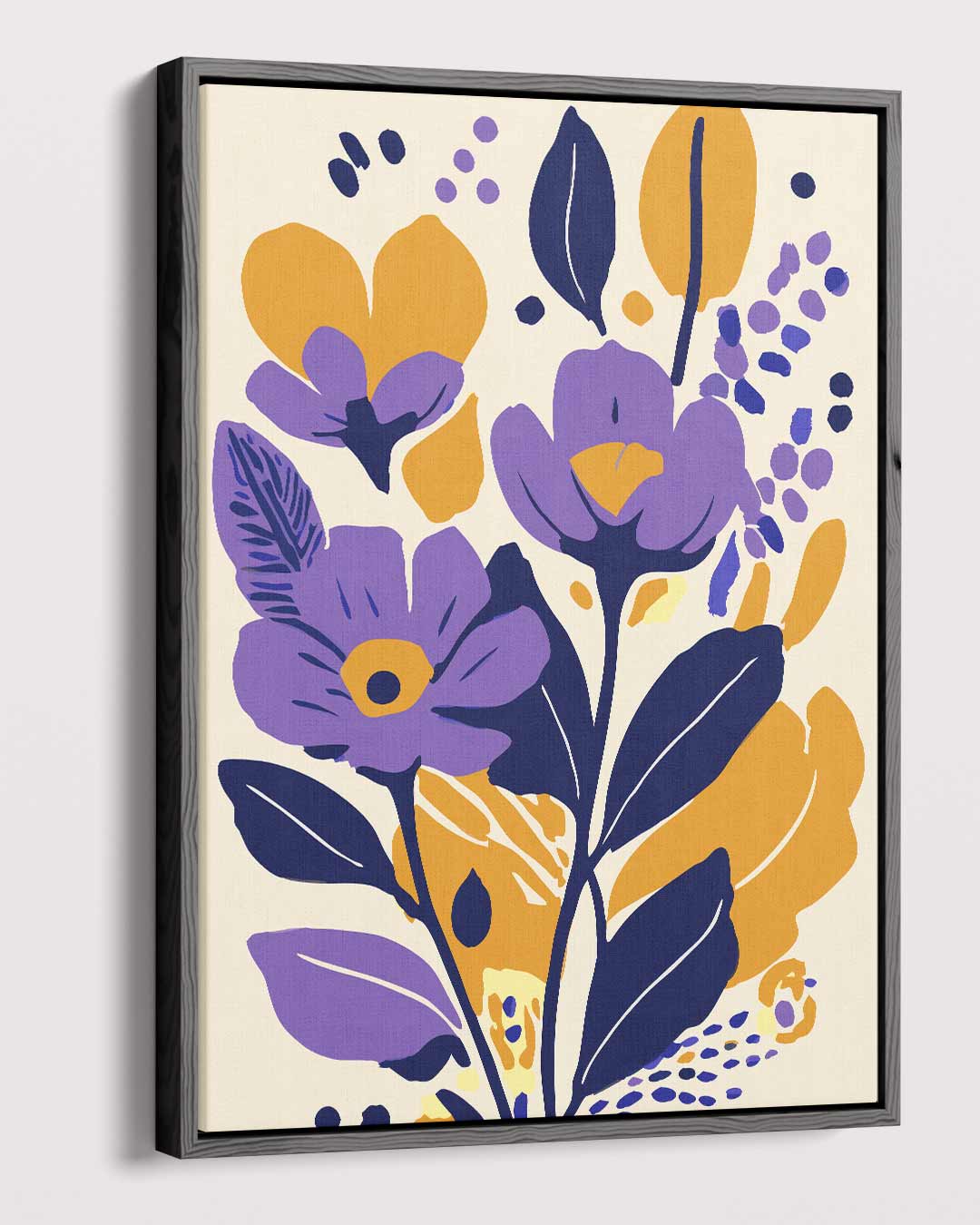 Kleurrijke Bloemenpracht Kunstwerk-canvas-dibond-plexiglas-wanddecoratie-WallArtistic