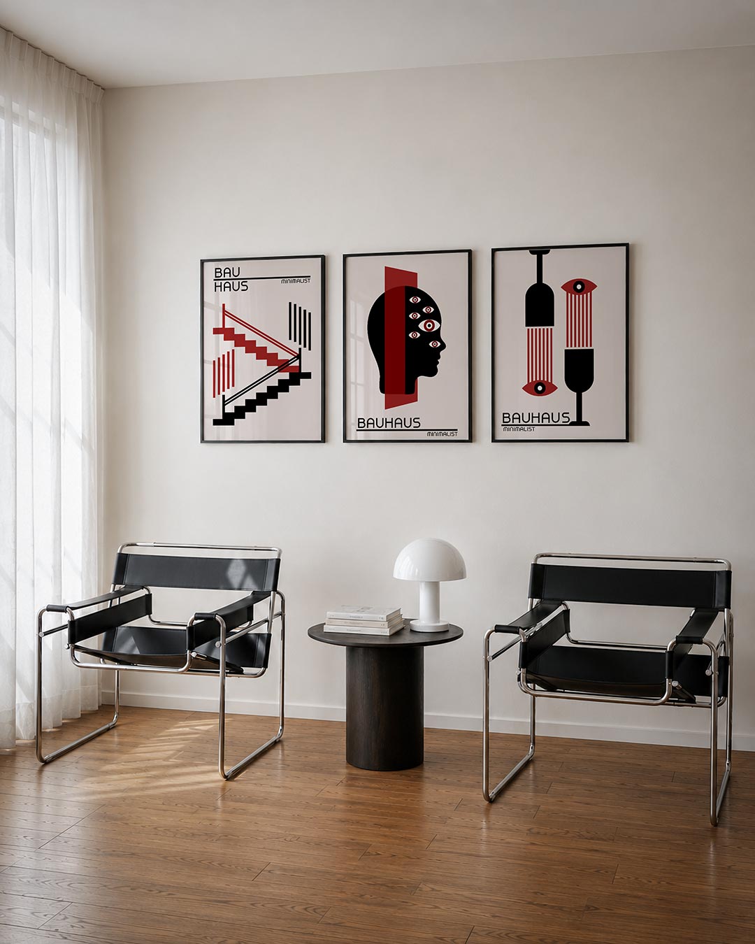 Trapvormen en lijnen Posterset