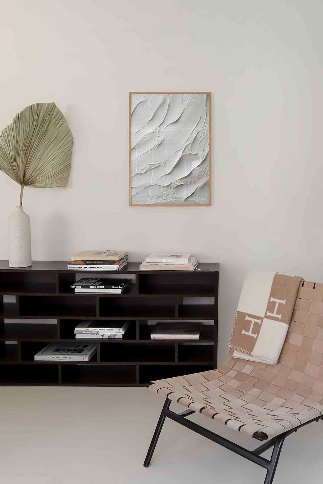 Witte textuur Poster