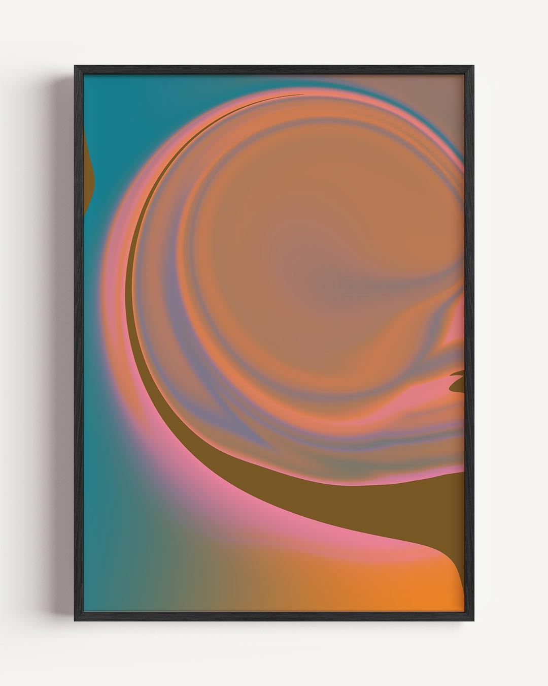 Kleurrijke Aura Vortex Poster-WallArtistic