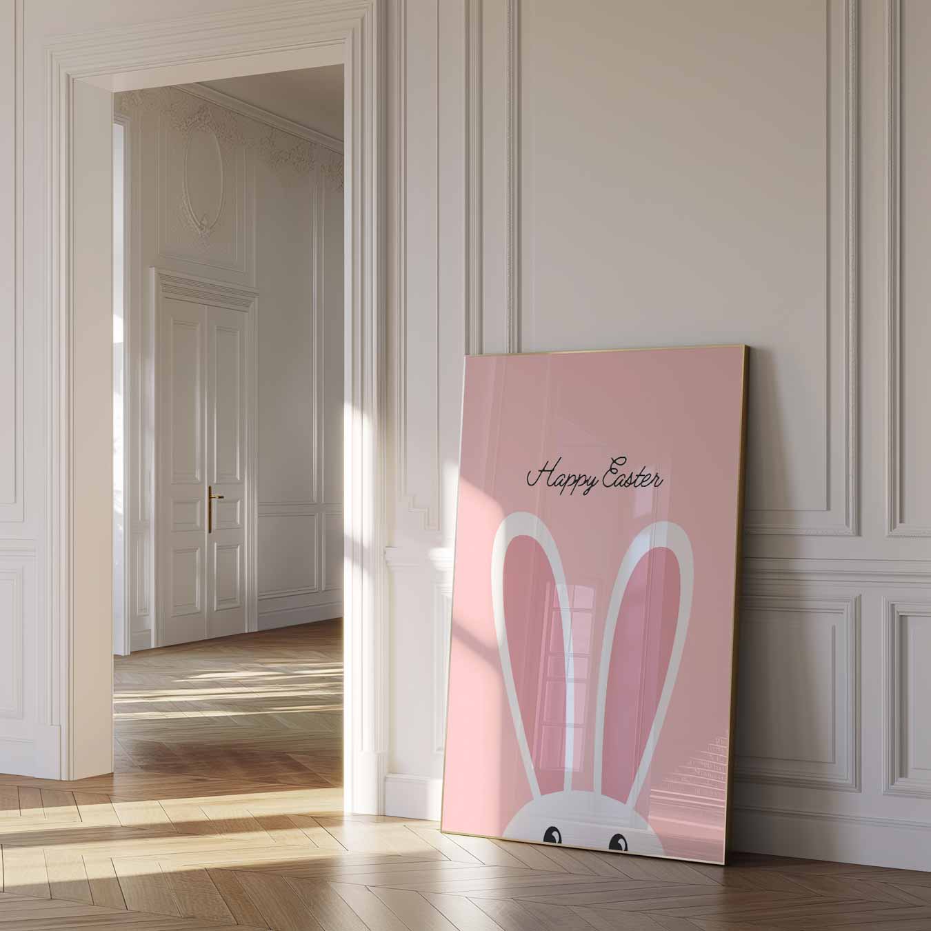 Vrolijke Paas Bunny Poster