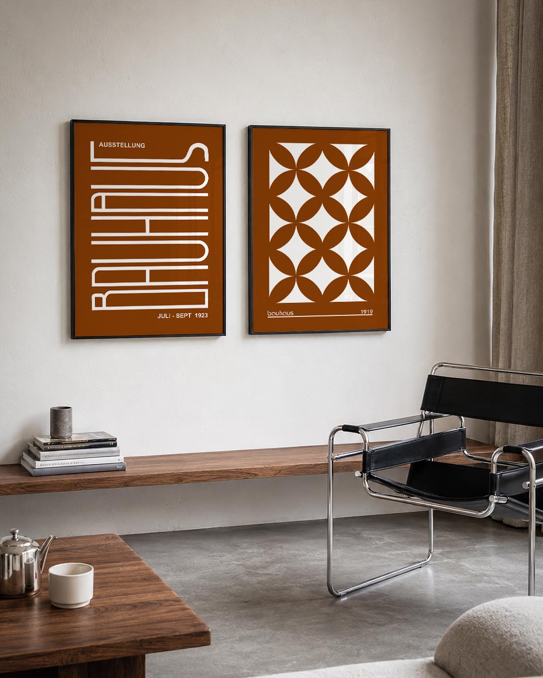 Lijnenspel en kleur Posterset