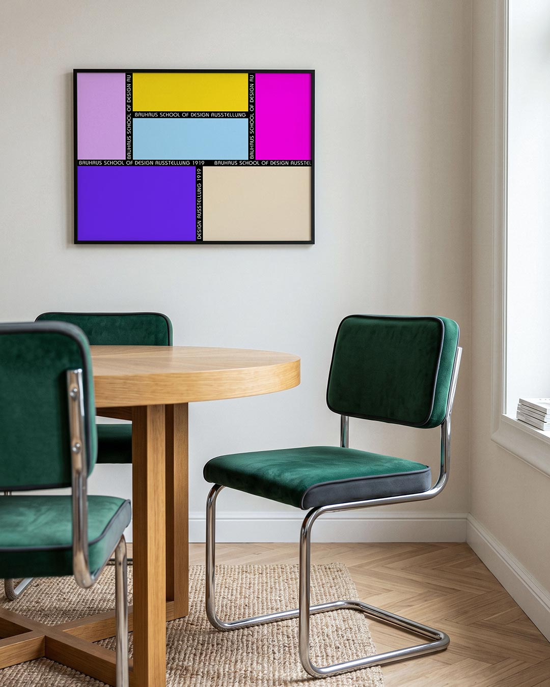 Vorm en kleurvlakken Poster