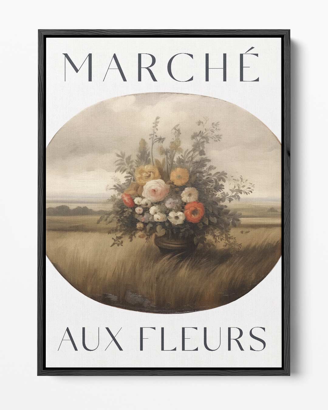 Bloemen in het Veld Kunstwerk-canvas-dibond-plexiglas-wanddecoratie-WallArtistic