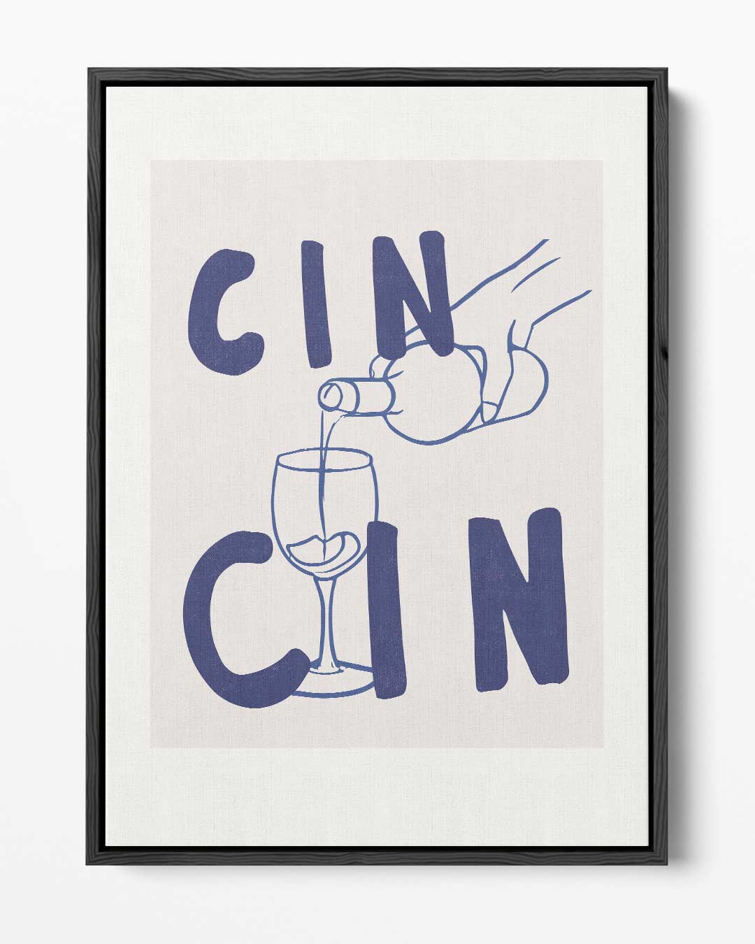 Cin Cin Cheers Illustratie Kunstwerk-canvas-dibond-plexiglas-wanddecoratie-WallArtistic