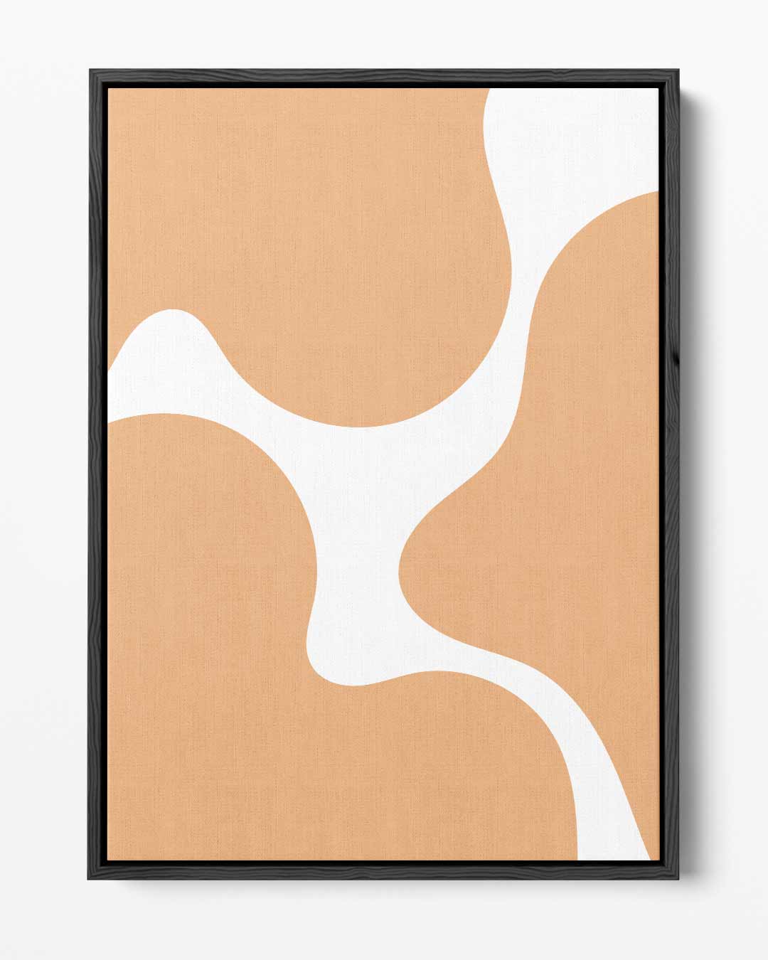 Vloeiende Vorm Abstractie Kunstwerk-canvas-dibond-plexiglas-wanddecoratie-WallArtistic