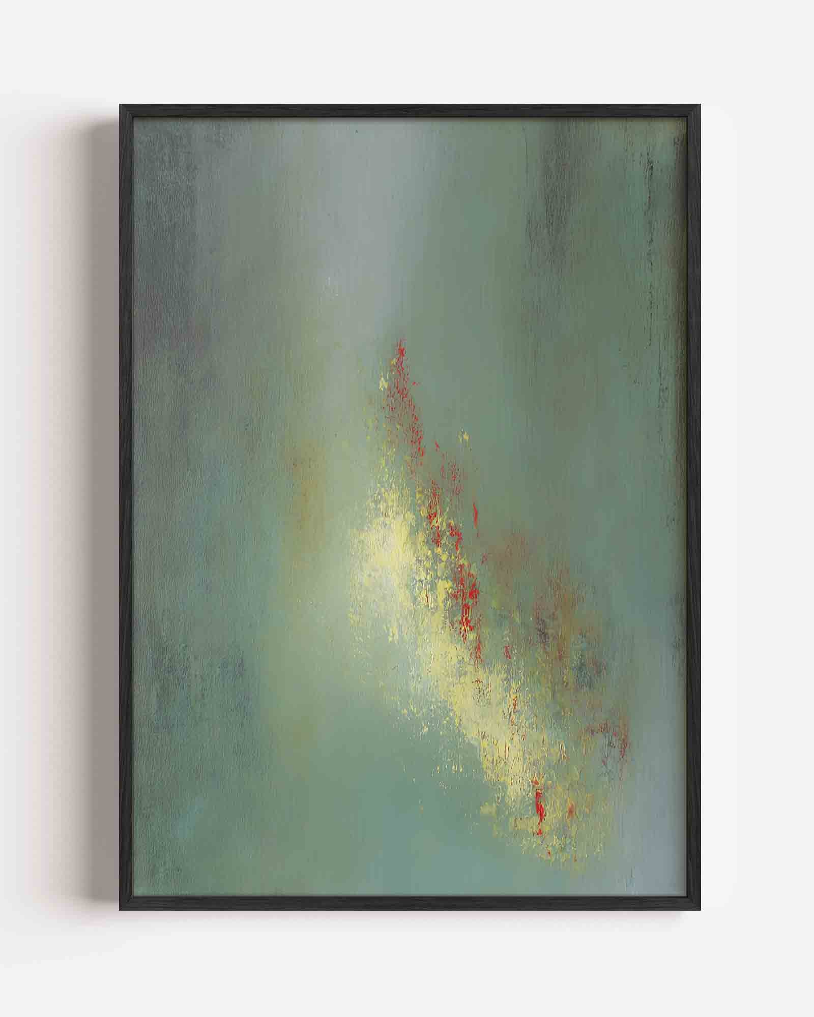 Abstracte kleurenexplosie Poster
