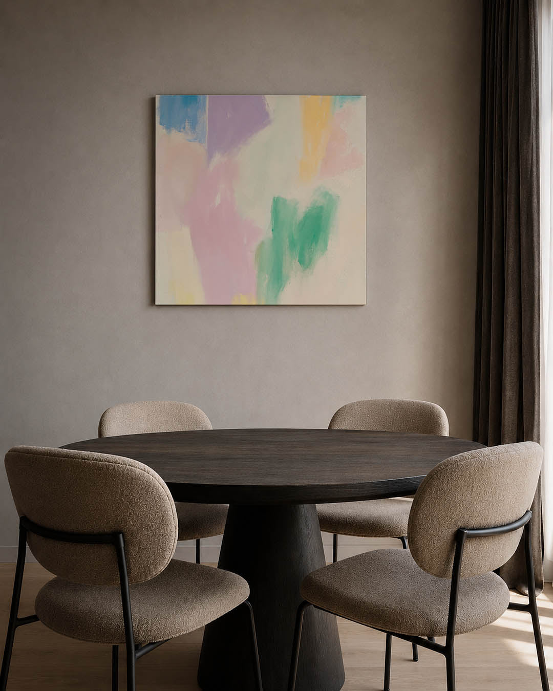 Kleurrijke vormen Kunstwerk
