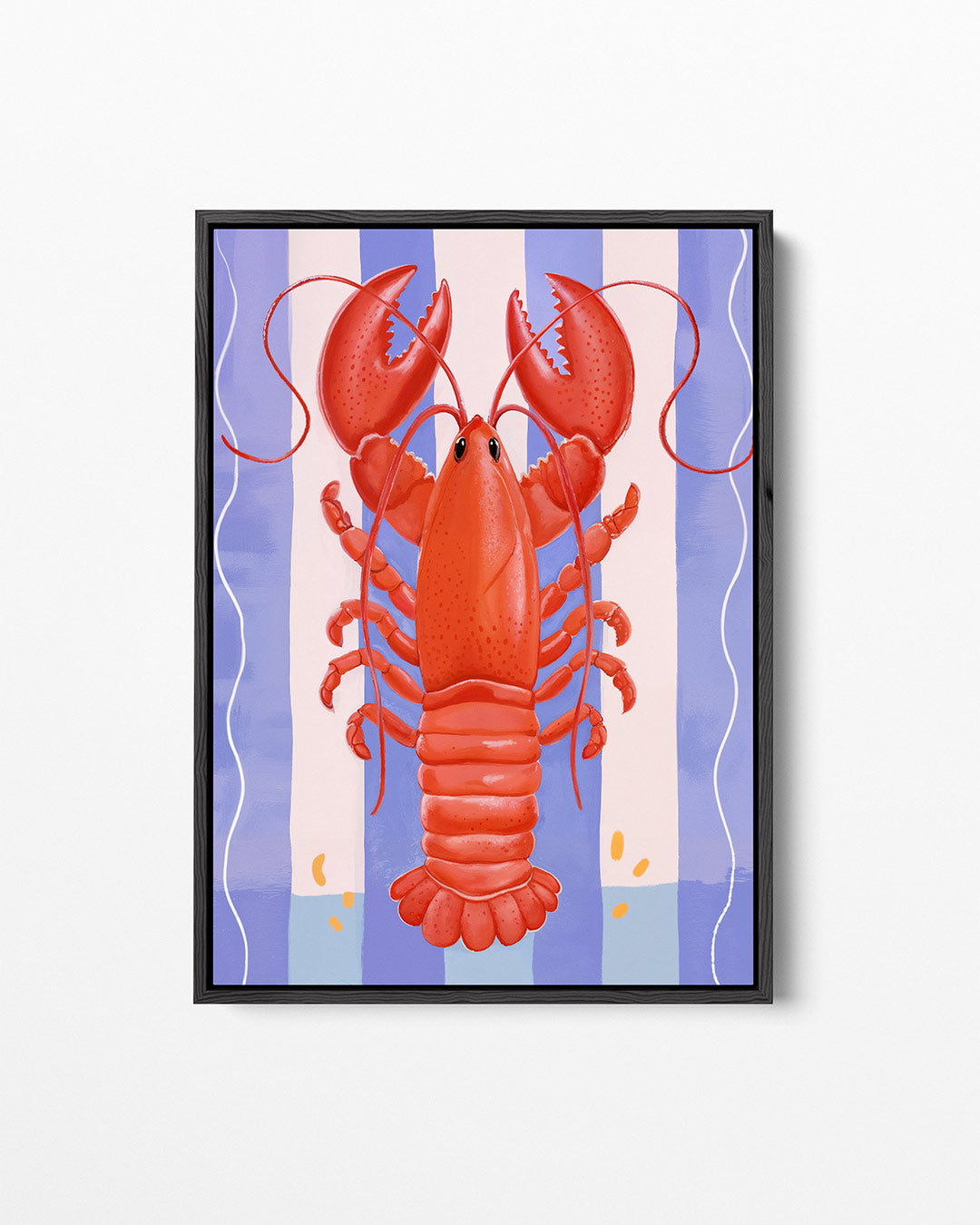 Kleurrijke kreeft Kunstwerk