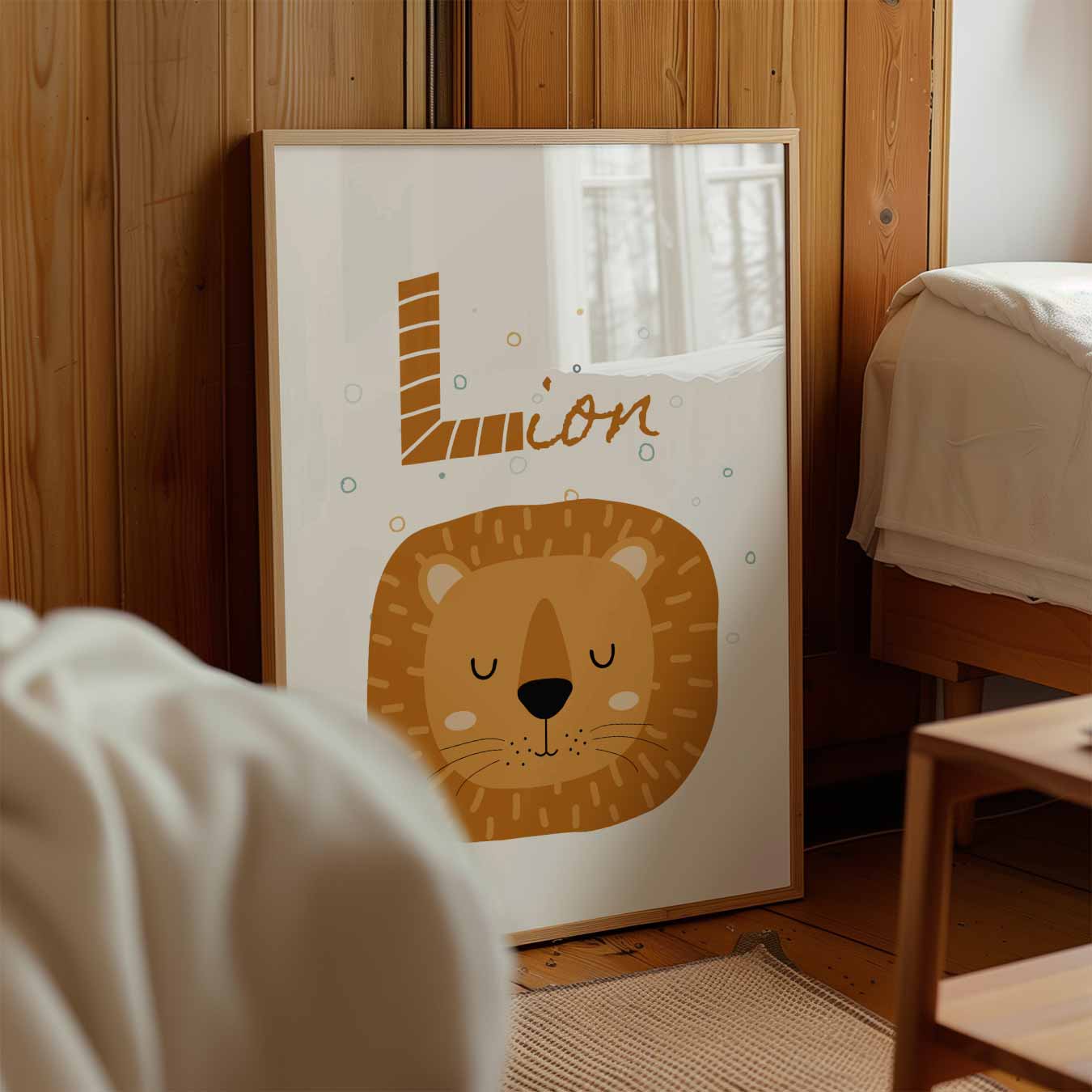 Slaap Zachte Leeuw Poster