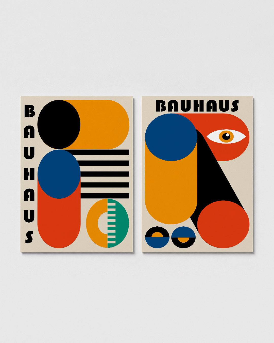 Vormen en kleurvlakken Posterset