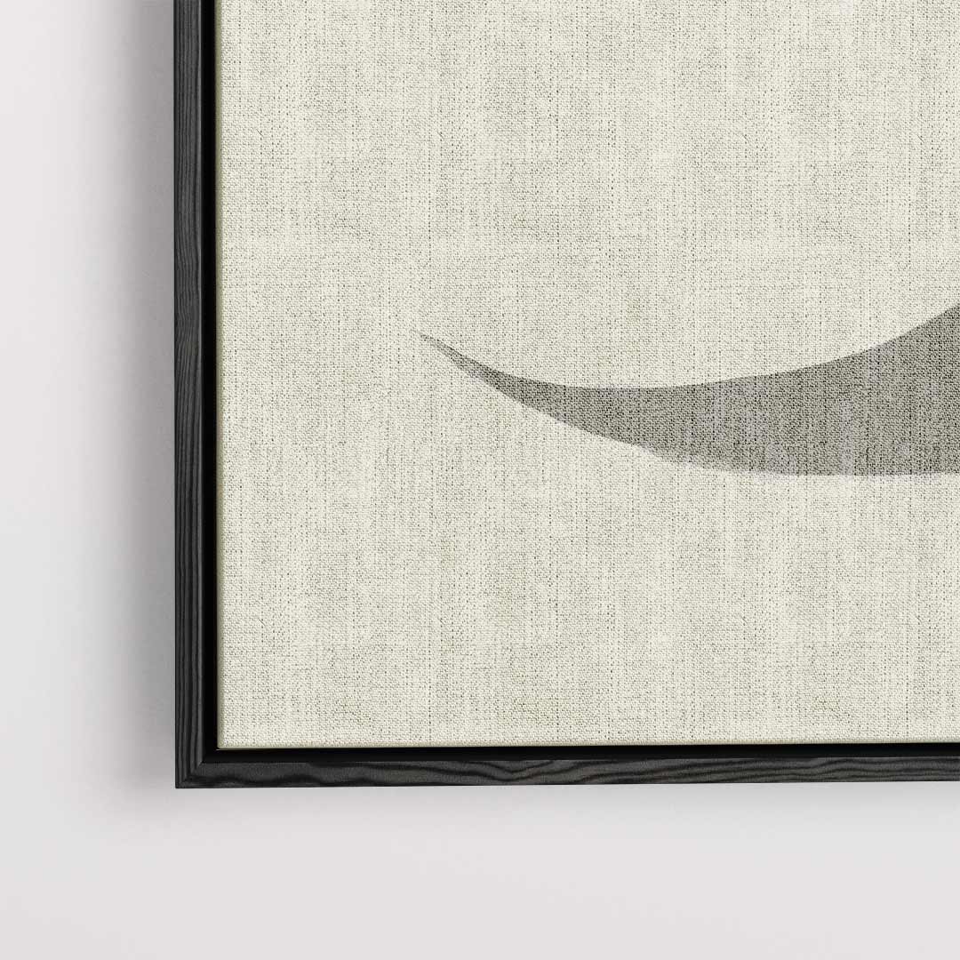 Sereen Halvemaan Abstract Kunstwerk-canvas-dibond-plexiglas-wanddecoratie-WallArtistic