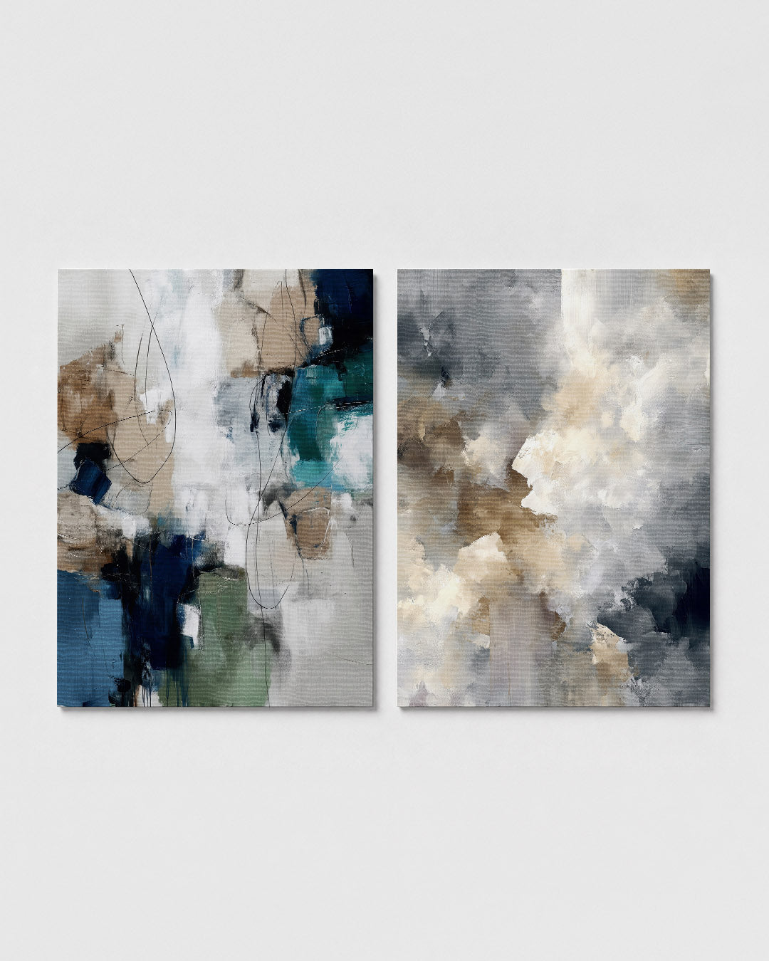 Lijnen en kleurvlakken Posterset