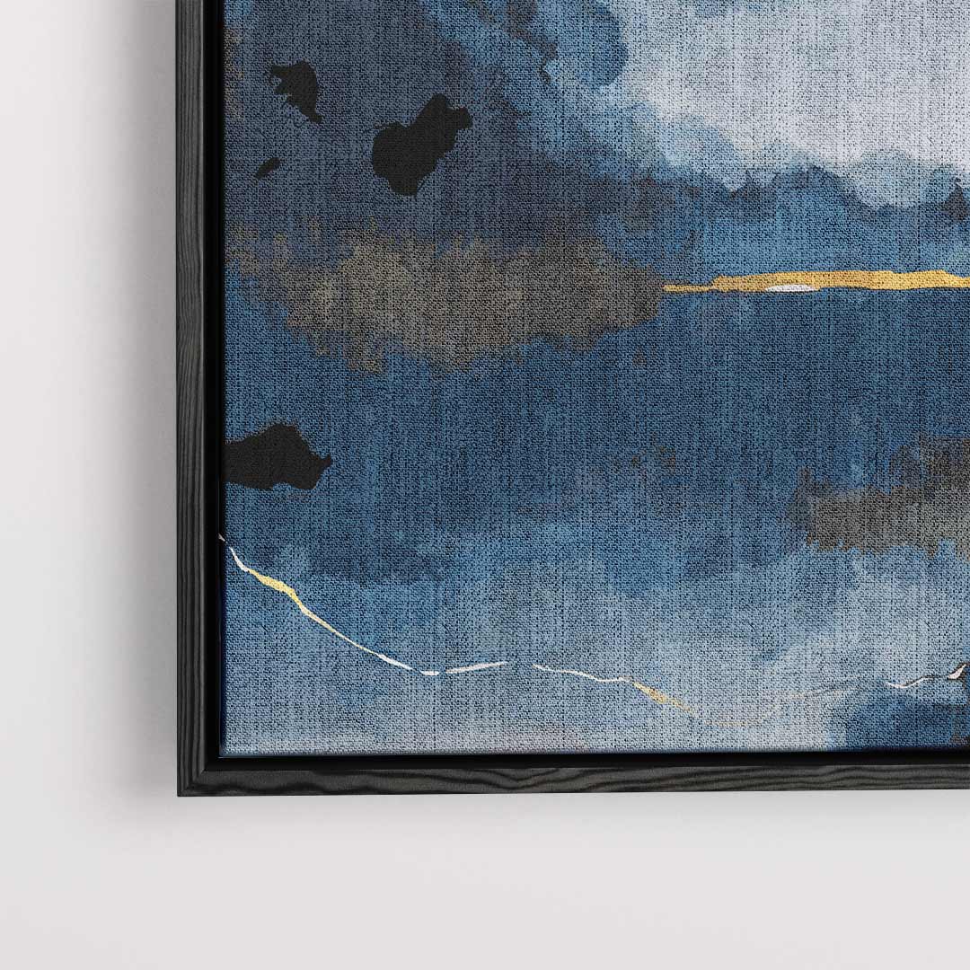 Avondgloren in Abstract Kunstwerk-canvas-dibond-plexiglas-wanddecoratie-WallArtistic