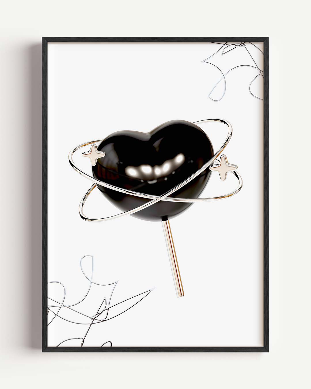 Ruimtelijk Hart Poster