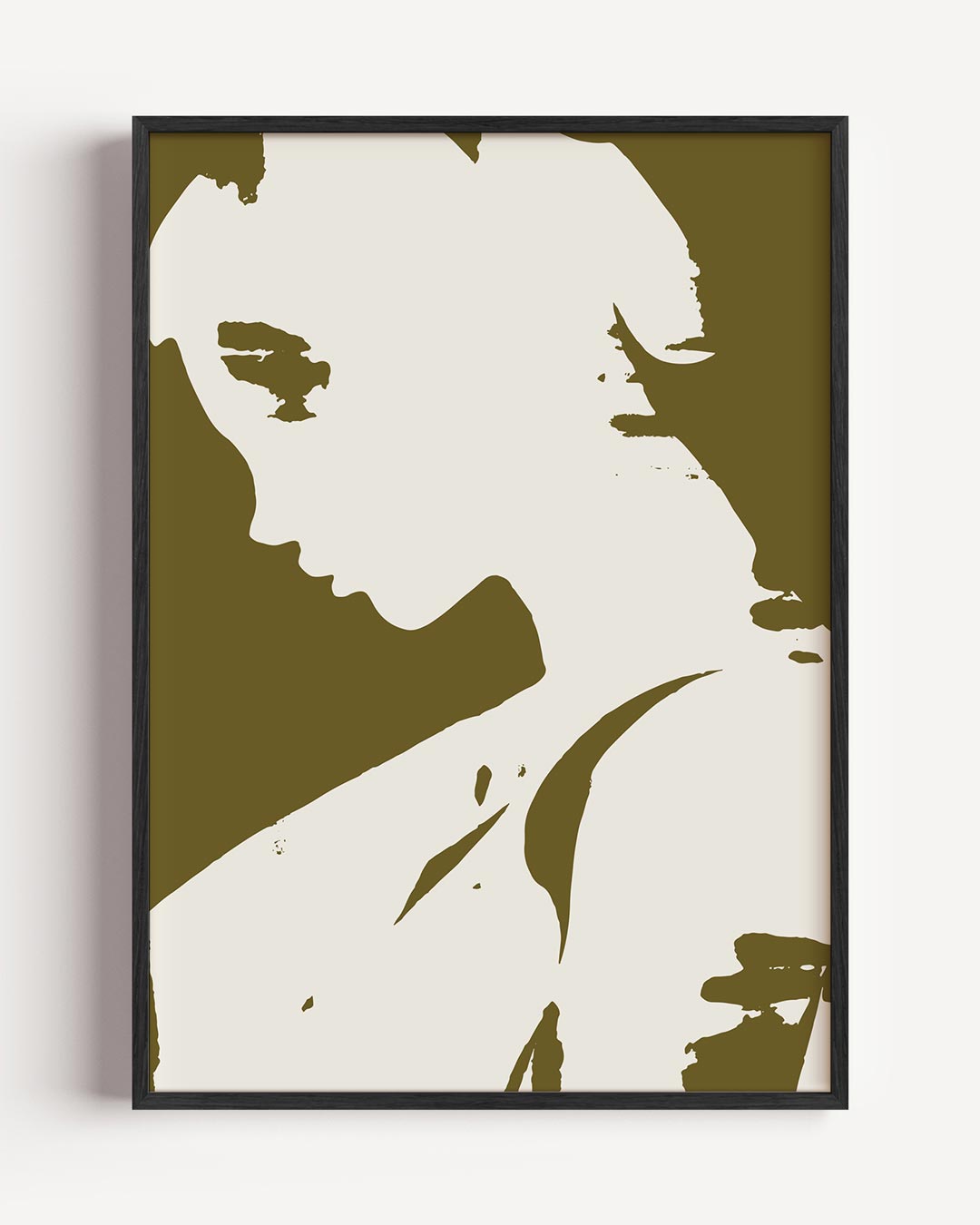 Elegant Silhouet Portret Poster-WallArtistic