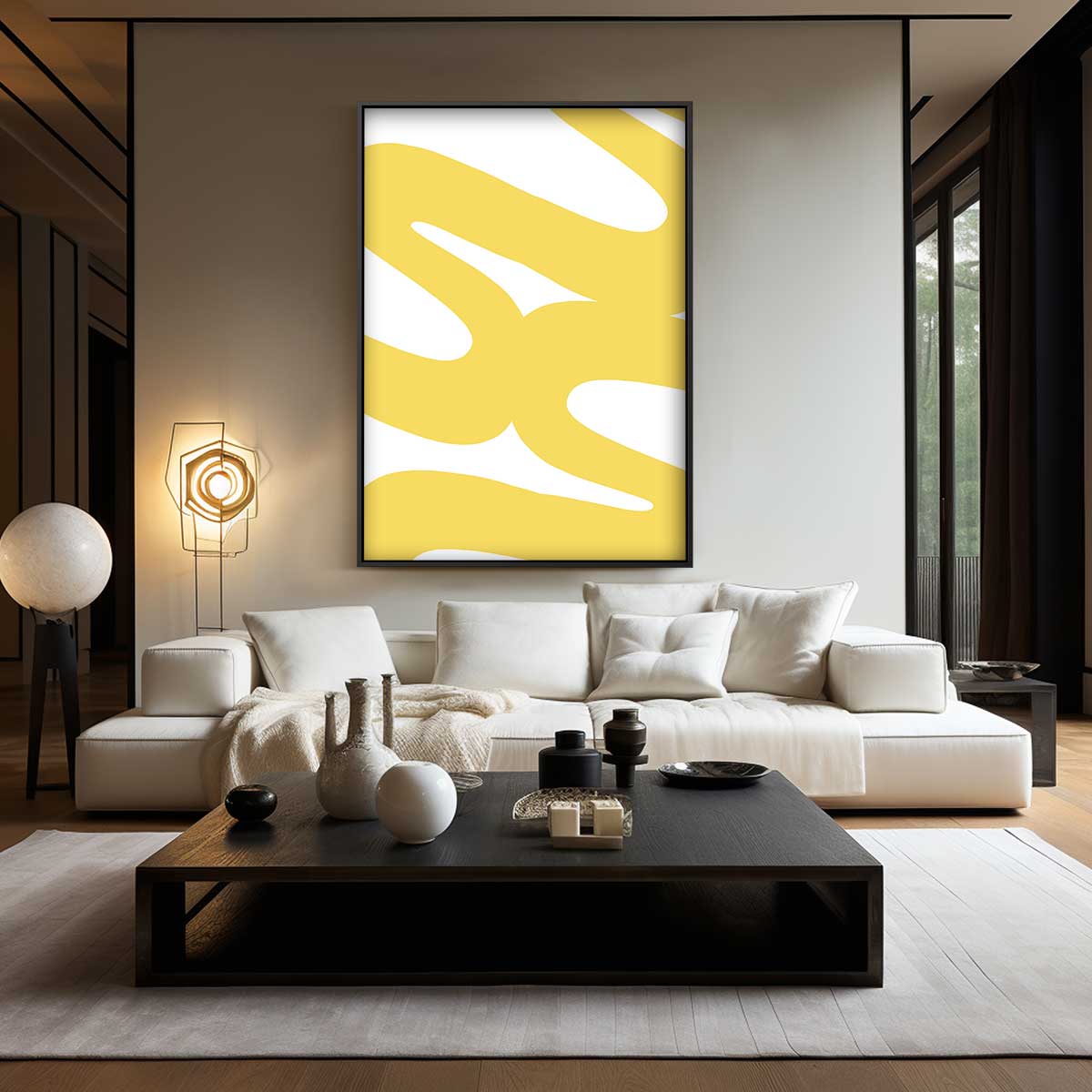 Zonnestraal Patronen Kunstwerk-canvas-dibond-plexiglas-wanddecoratie-WallArtistic
