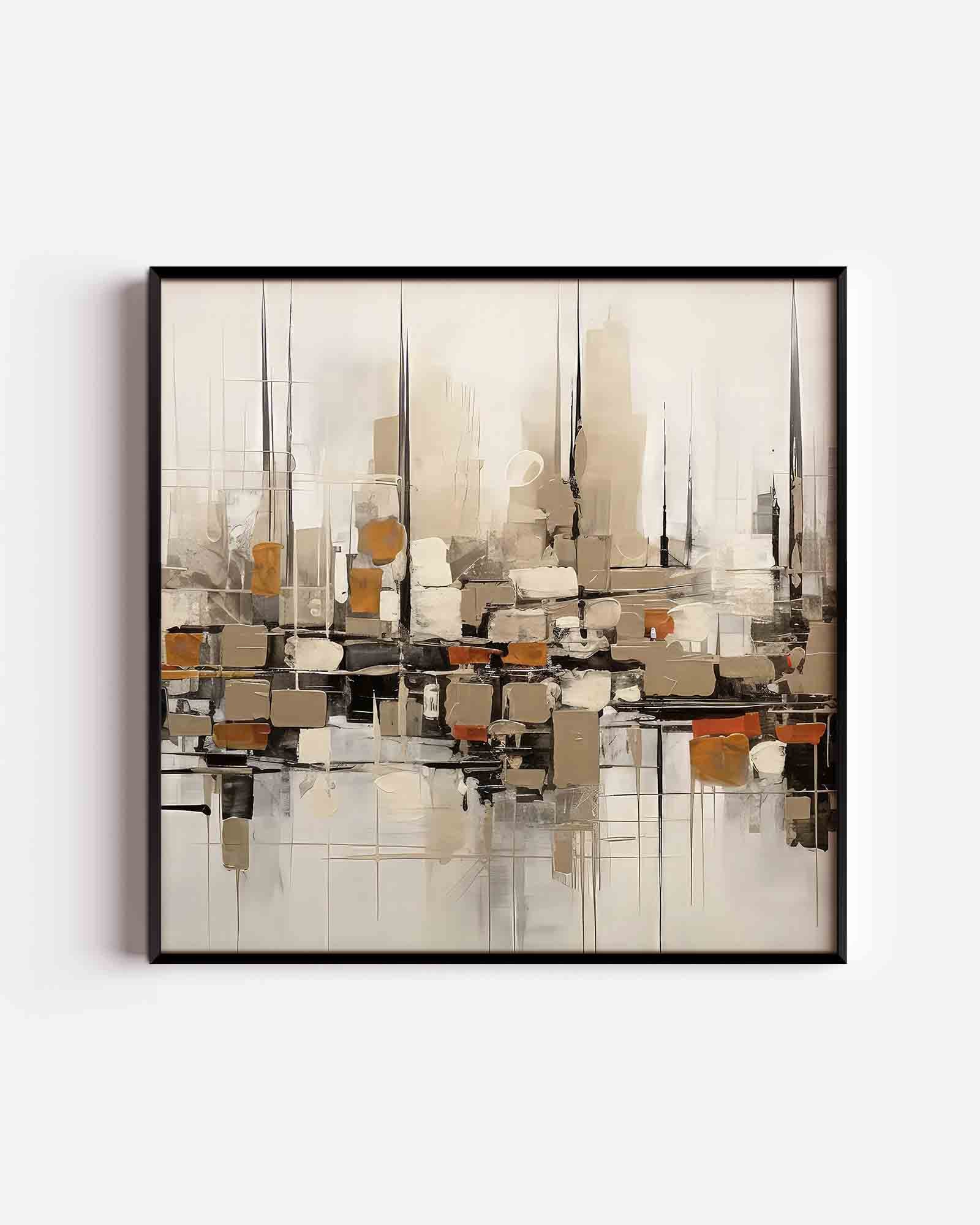 Abstracte vormen Poster