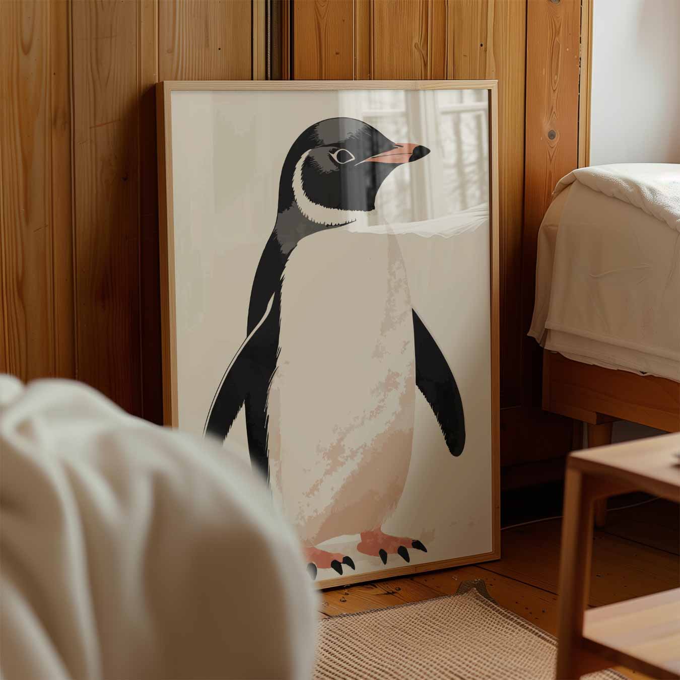 Stijlvolle Pinguïn Poster
