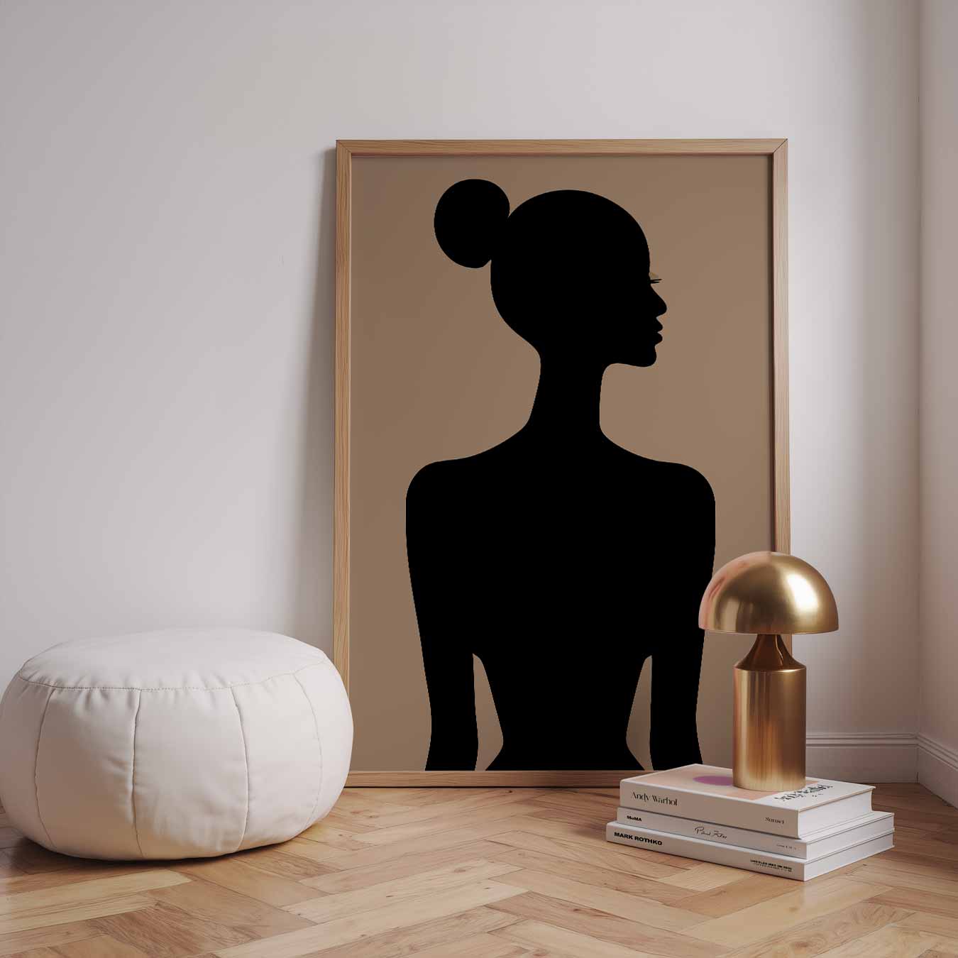 Stijlvolle Silhouet Poster