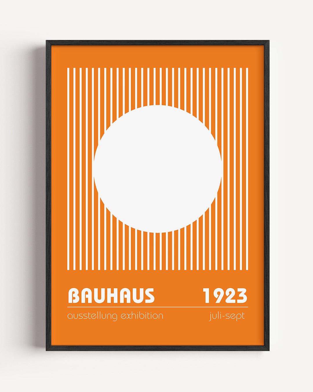 Lijnen en cirkel Poster