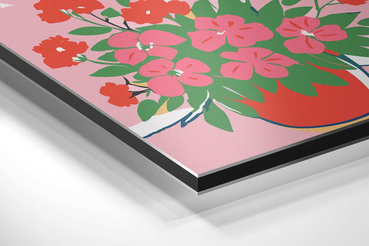 Zonnige Baai met Zeilboten Kunstwerk-canvas-dibond-plexiglas-wanddecoratie-WallArtistic