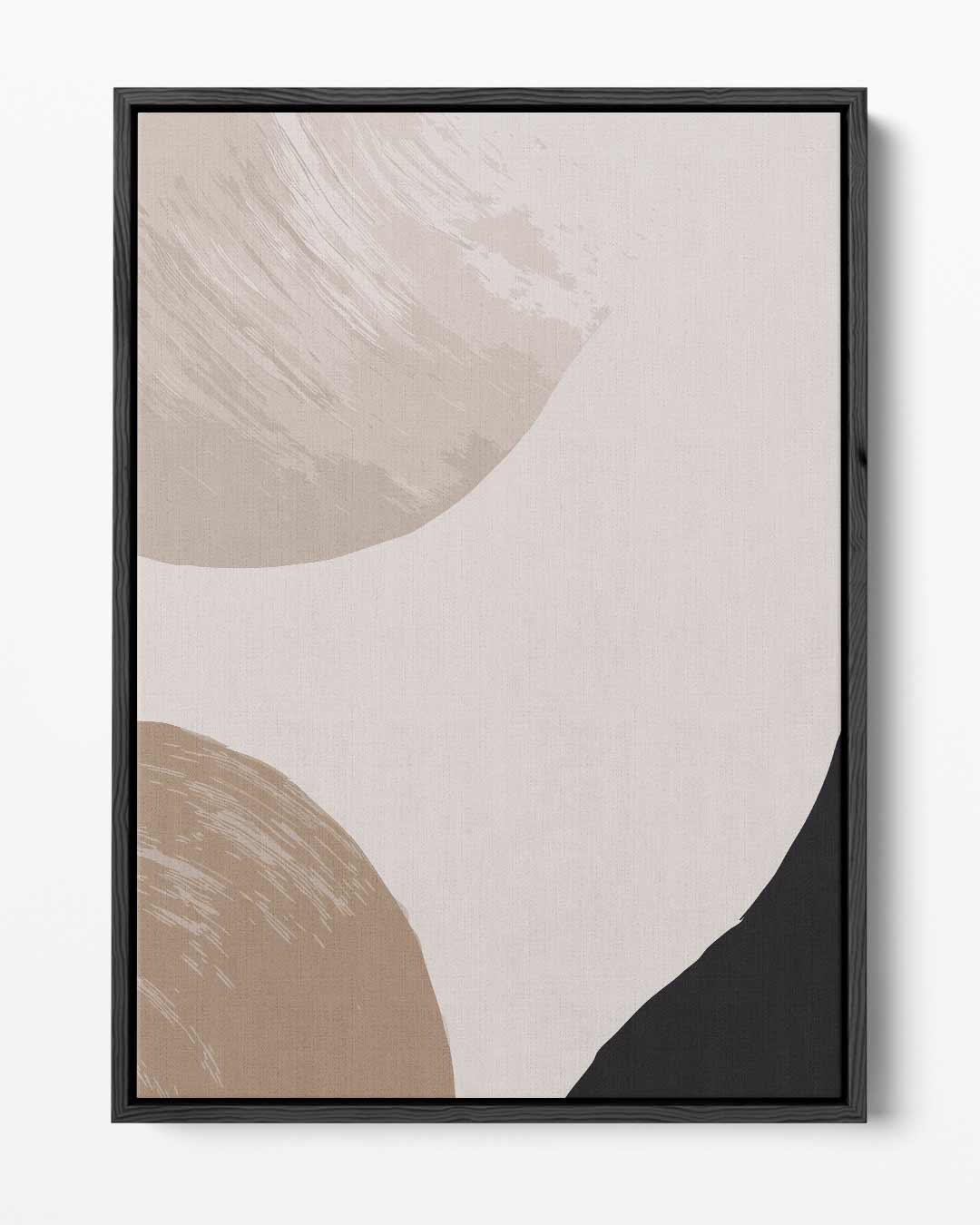 Moderne Aardetinten Schilderij Kunstwerk-canvas-dibond-plexiglas-wanddecoratie-WallArtistic