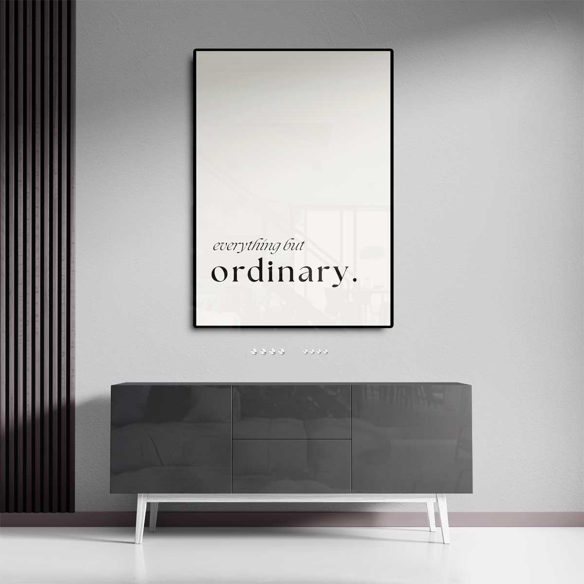Allesbehalve Gewoon - Minimalistische Print Kunstwerk-canvas-dibond-plexiglas-wanddecoratie-WallArtistic