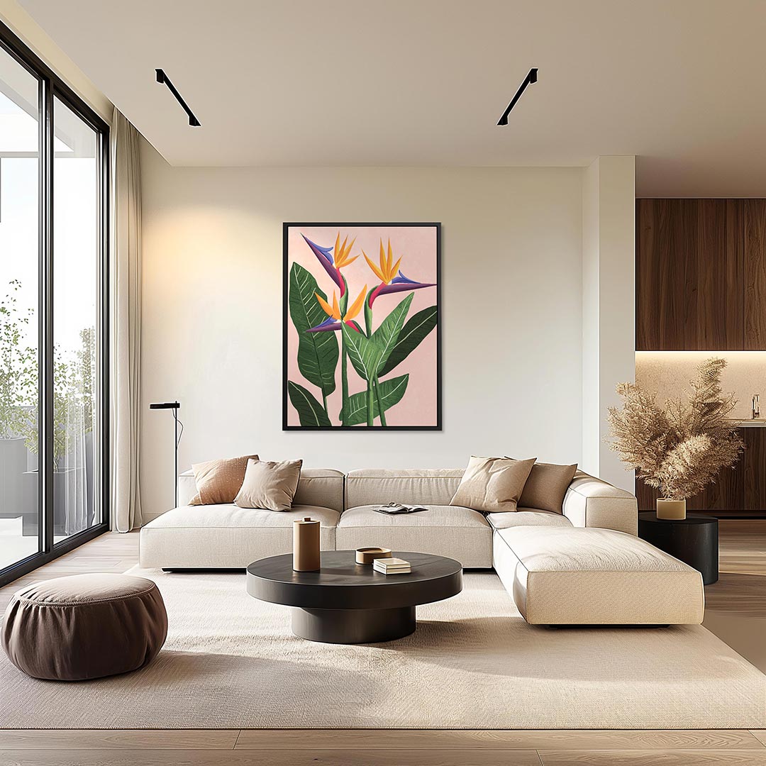 Vrolijke bloemen Kunstwerk