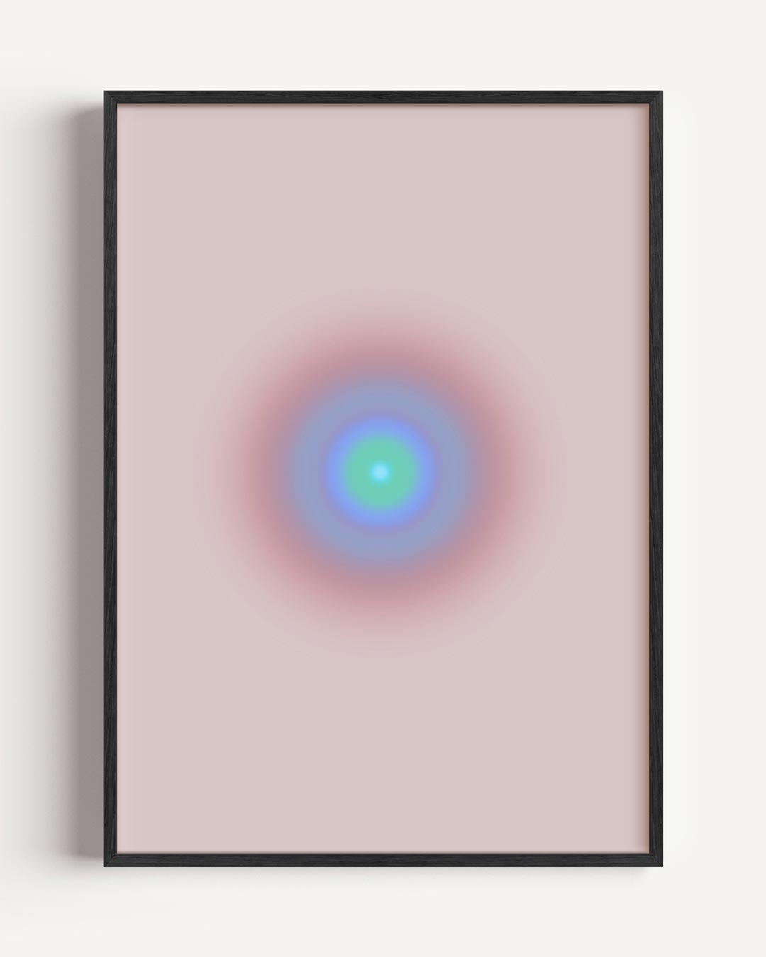 Pastelkleurige Halo Poster-WallArtistic
