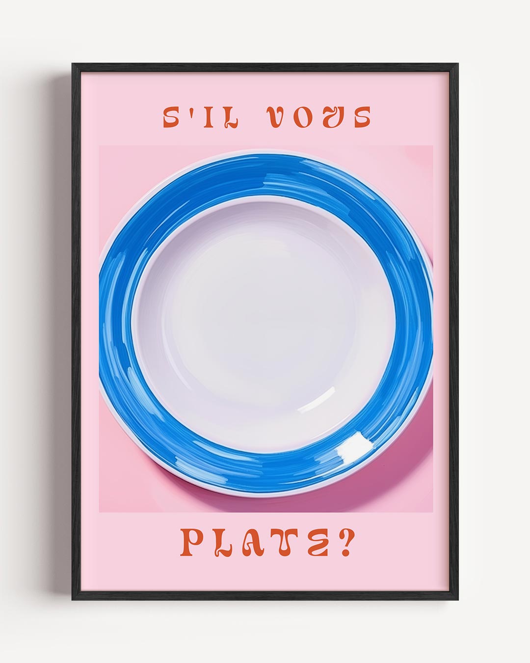 Humoristische Vrolijke Pinnen Poster-WallArtistic