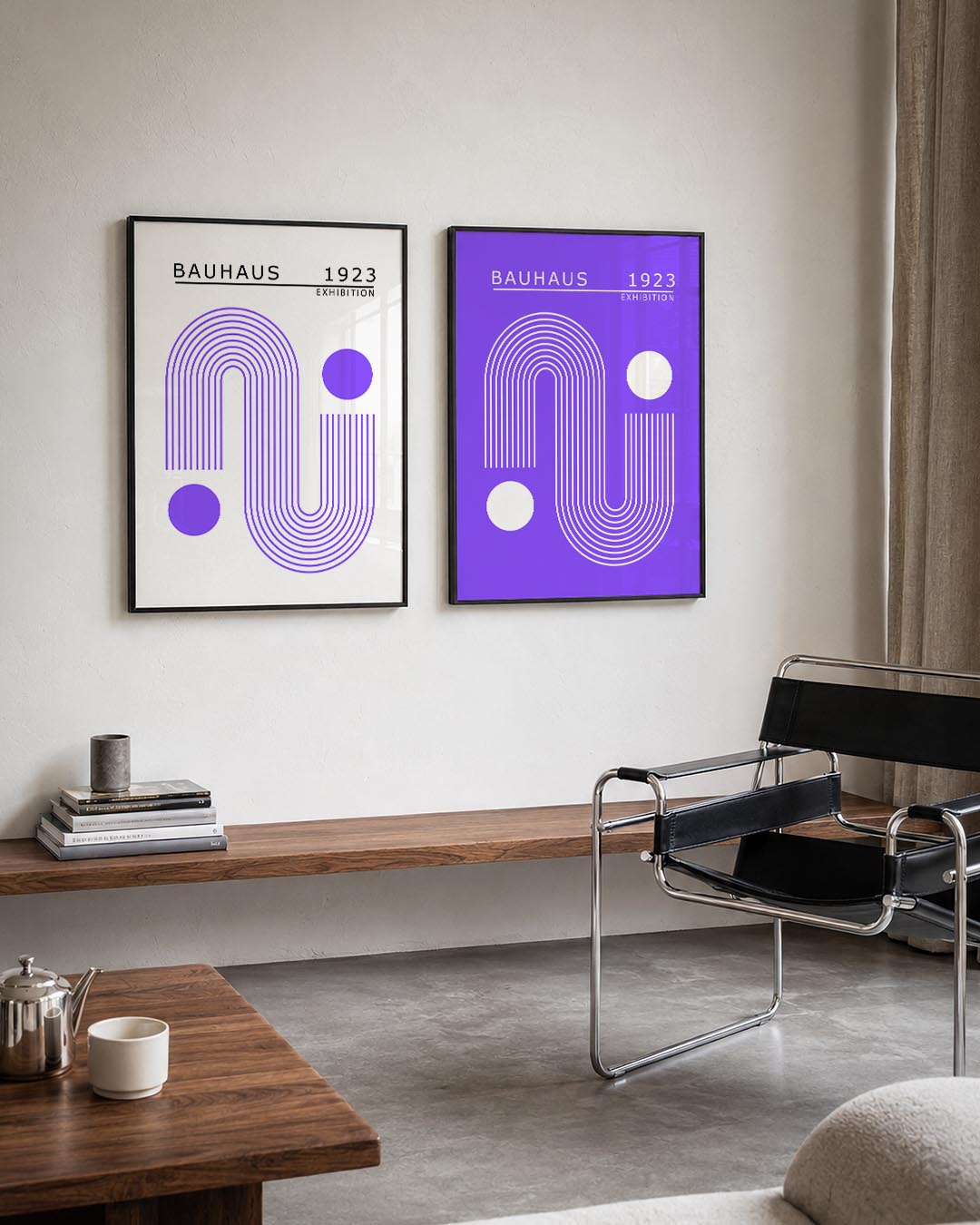 Lijnen en cirkelspel Posterset