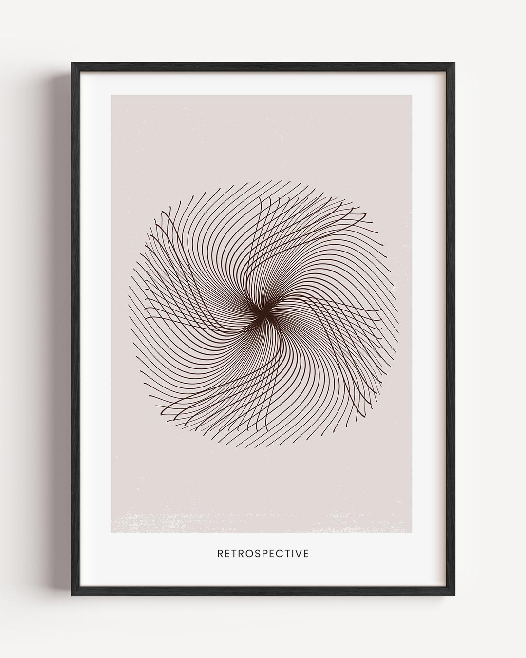 Retro Chic Spiraalposter-WallArtistic