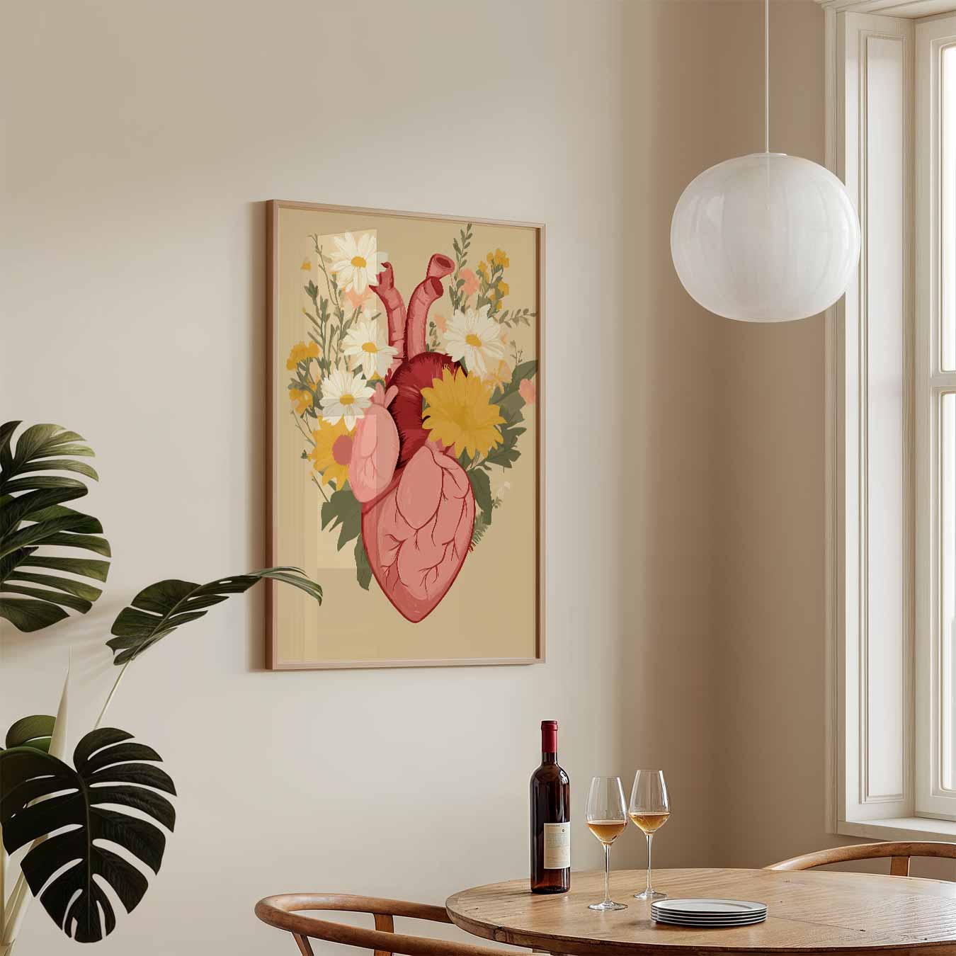 Bloeiend Hart Poster