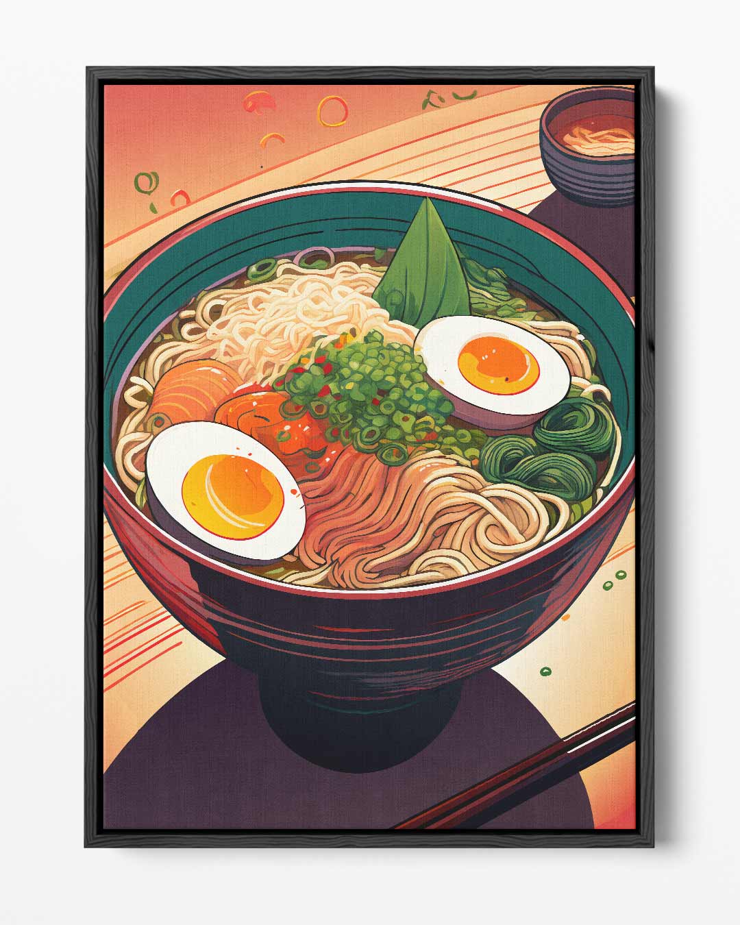 Kleurrijke Ramen Illustratie Kunstwerk-canvas-dibond-plexiglas-wanddecoratie-WallArtistic