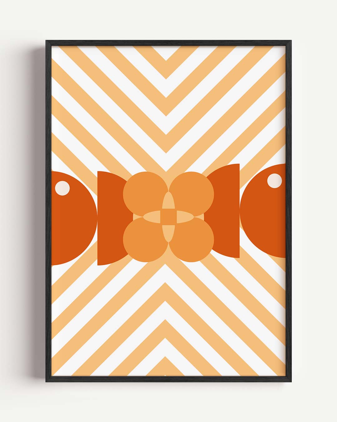 Retro Bloemen Vibes Poster