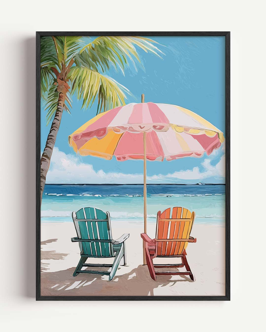 Tropische Stranddromen Poster