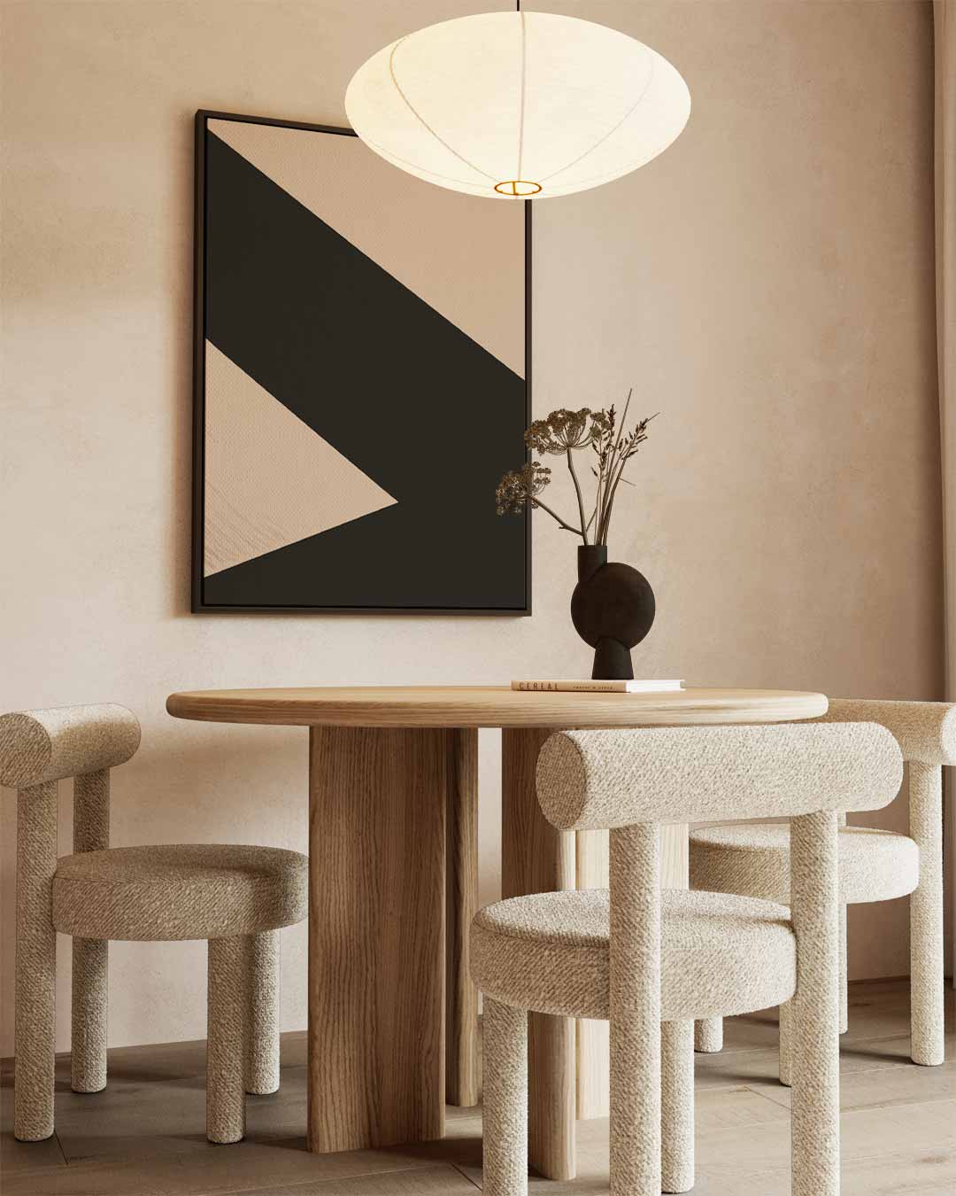 Geometrisch Schaduwspel Kunstwerk-canvas-dibond-plexiglas-wanddecoratie-WallArtistic