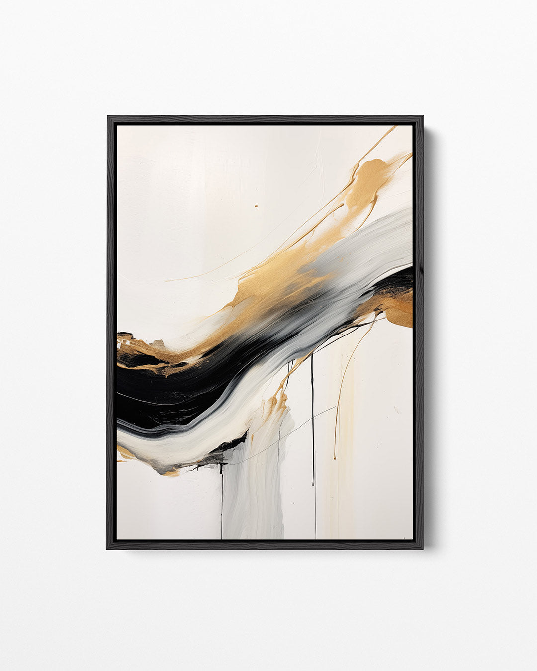 Vloeiende kleurencompositie Kunstwerk