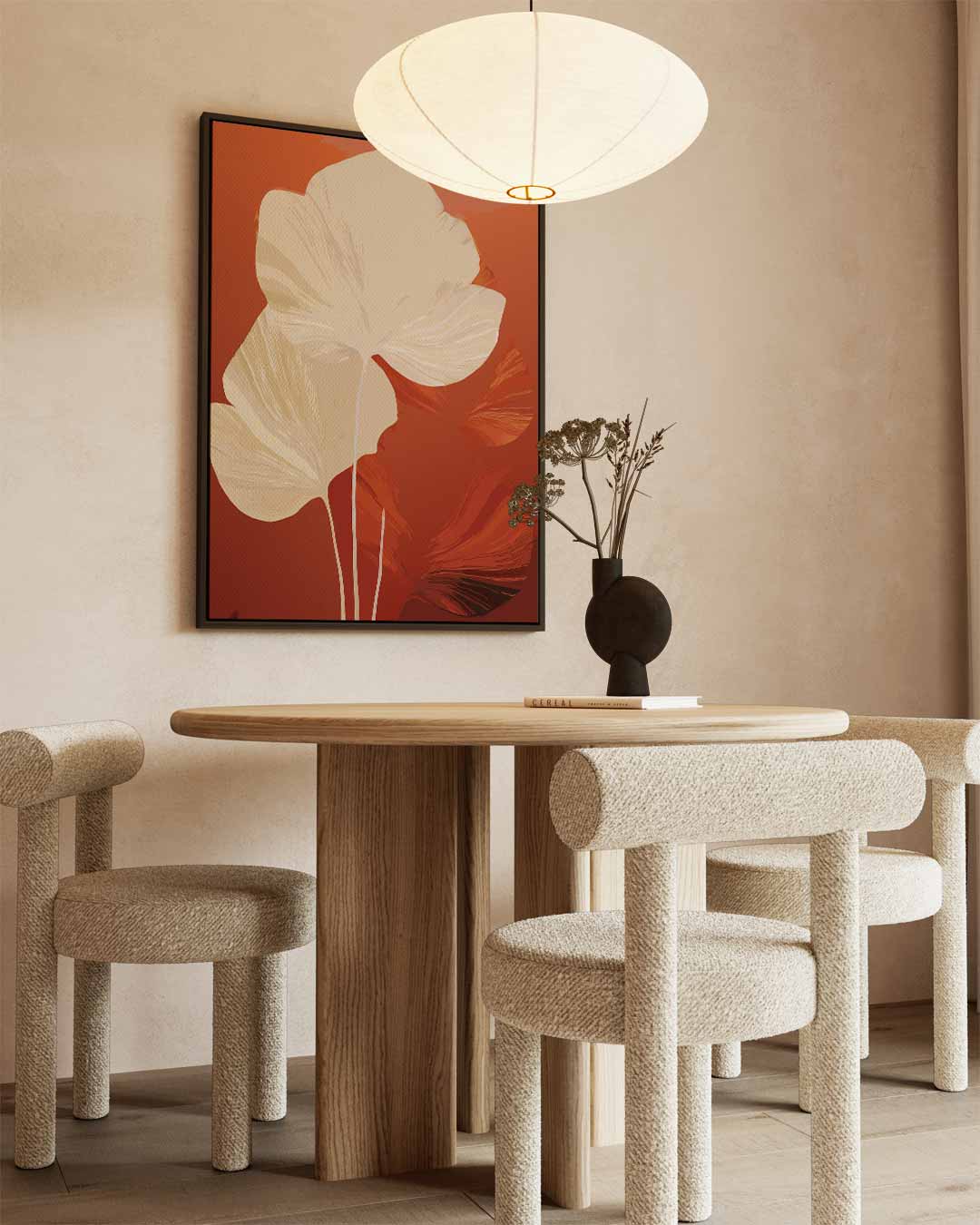 Warme Herfstbladeren Kunstwerk-canvas-dibond-plexiglas-wanddecoratie-WallArtistic