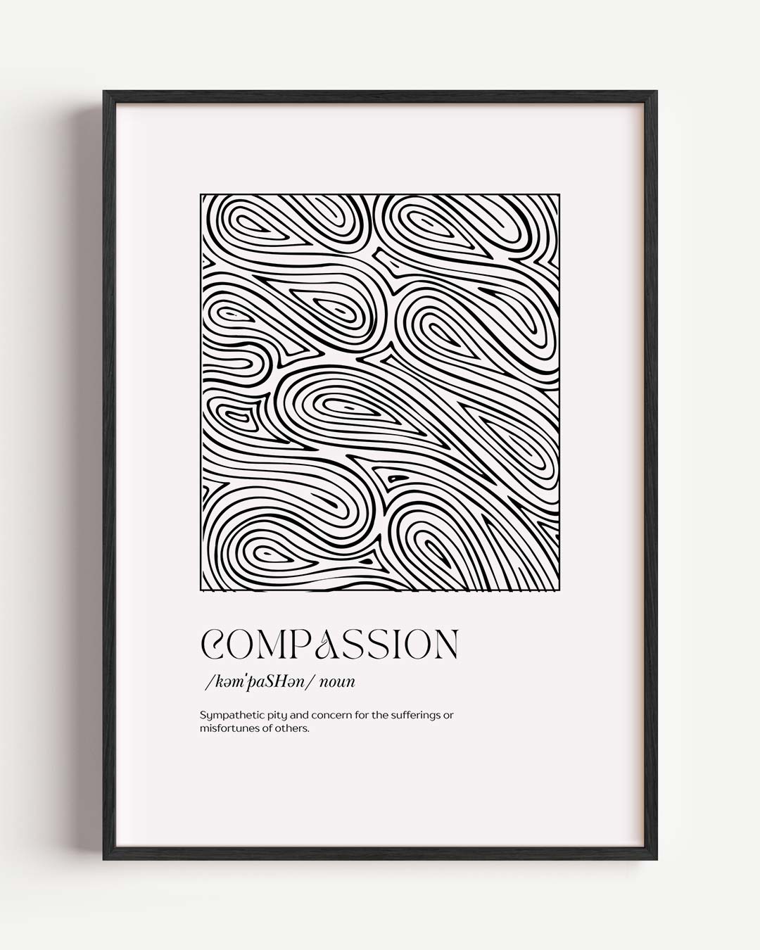 Meditatieve Compassie Poster