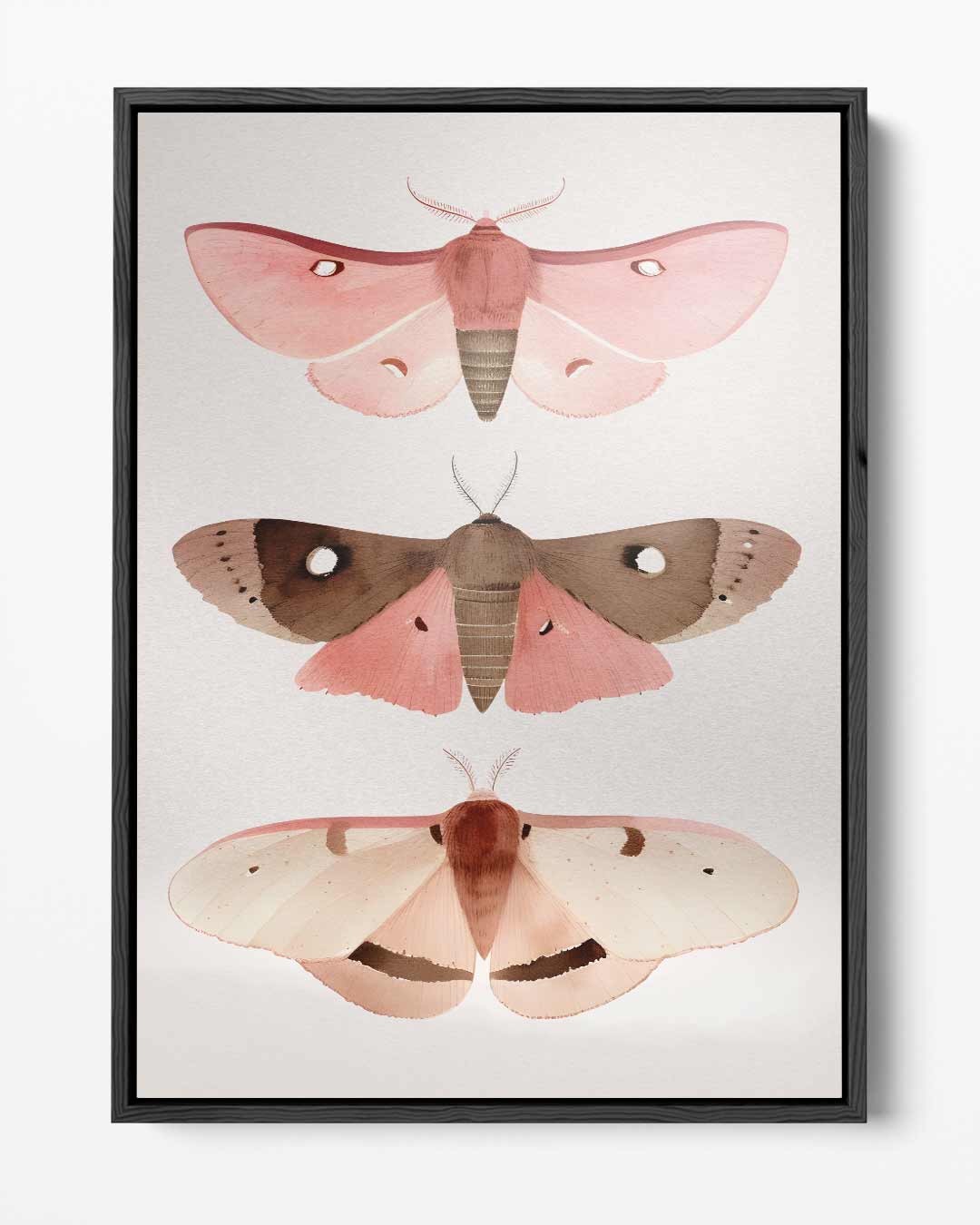 Dromerige Vlinders in Roze Kunstwerk-canvas-dibond-plexiglas-wanddecoratie-WallArtistic