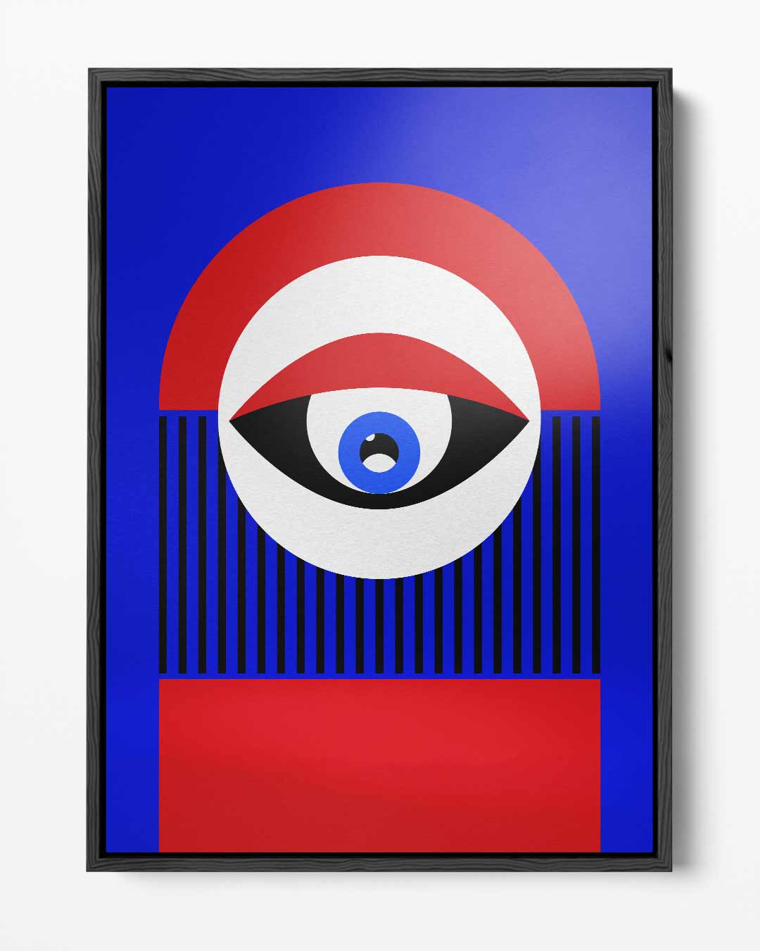 Kleurrijke Blikvanger Kunstwerk-canvas-dibond-plexiglas-wanddecoratie-WallArtistic