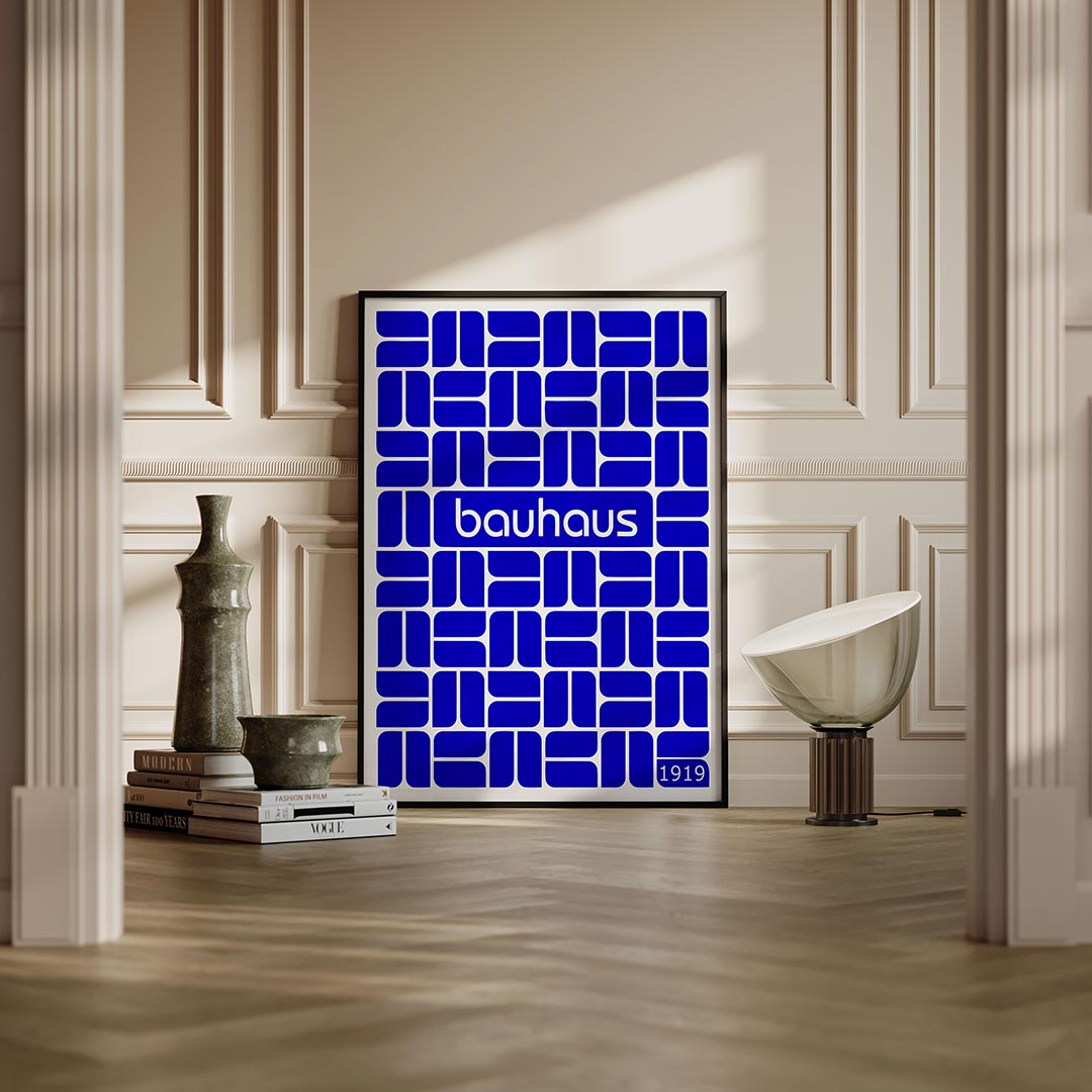 Vormritme en kleur Poster